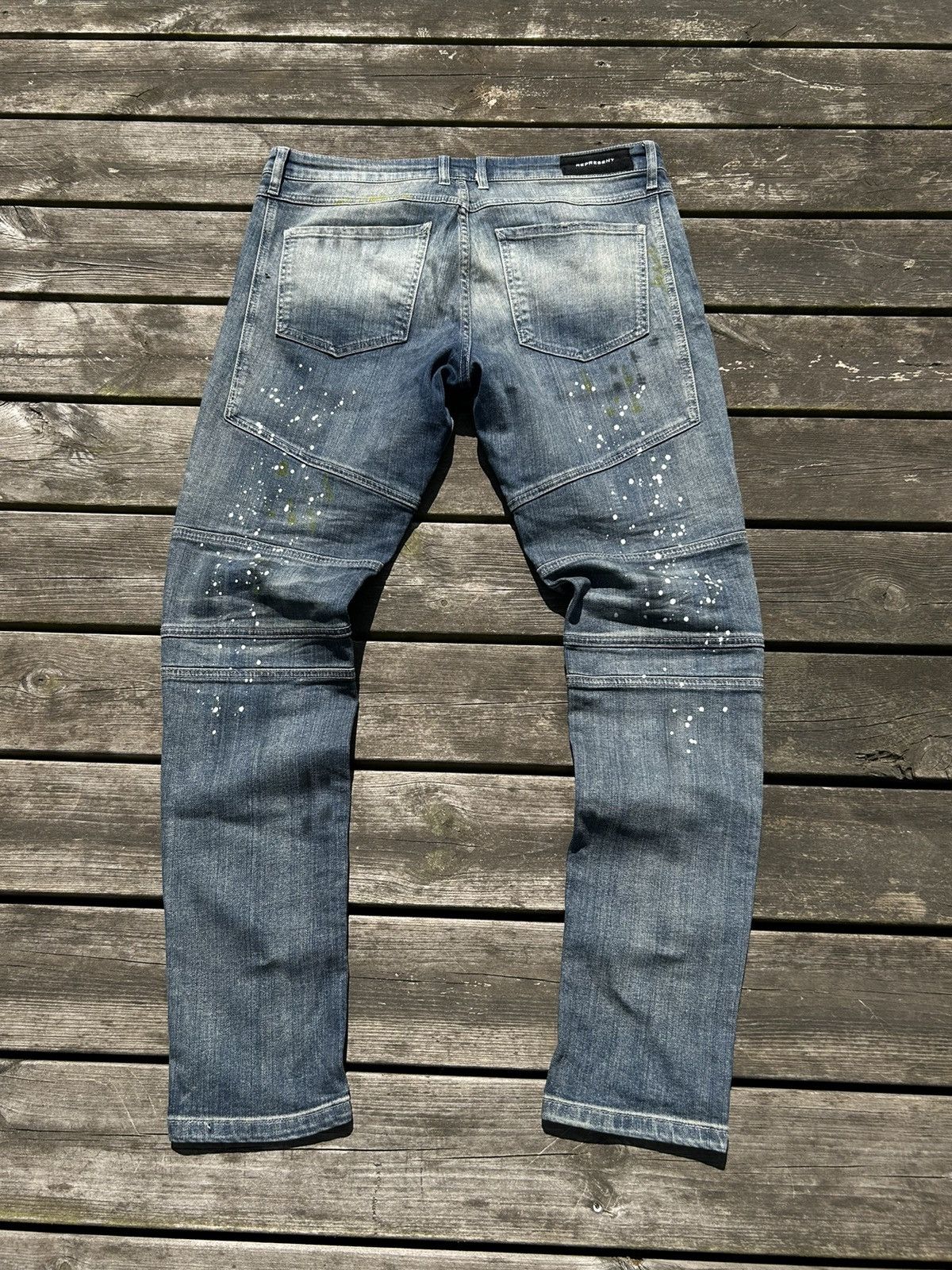 Represent Clo. Represent Slim Tapered Jeans Size US 34 / EU 50 - 2 Thumbnail