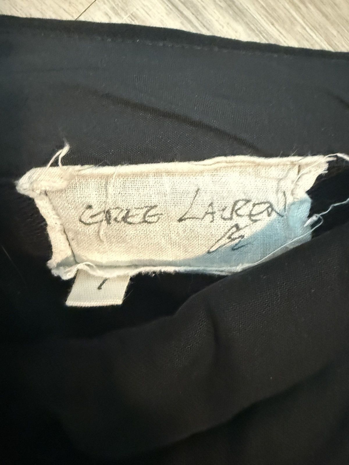 Greg Lauren Greg Lauren Black Satin Baker Lounge Pants Size US 32 / EU 48 - 7 Thumbnail