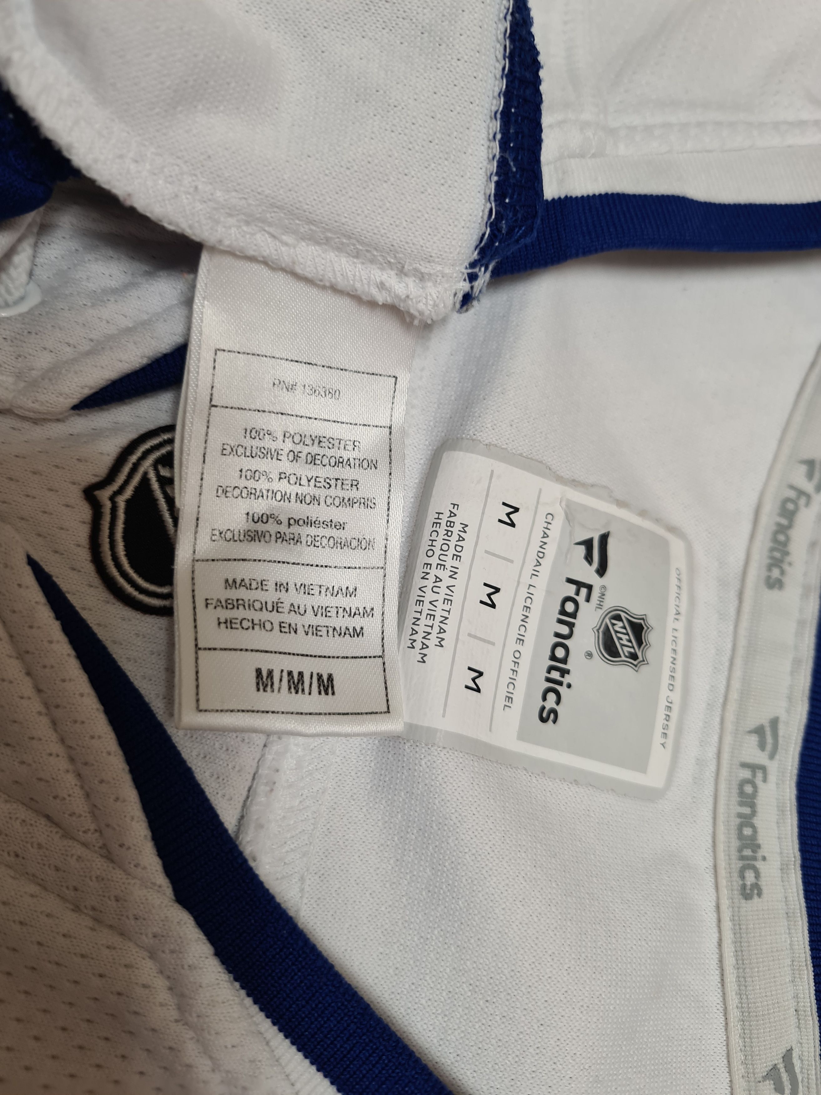 NHL TORONTO MAPLE LEAFS JERSEY WOMEN WHITE NHL HOCKEY JERSEY Size M / US 6-8 / IT 42-44 - 10 Thumbnail