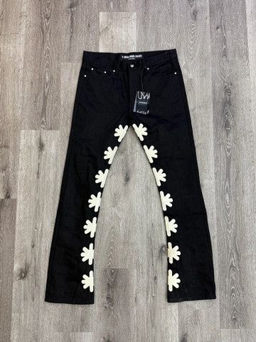 LOSTSHDWS Lost Shdws Denim Jeans (Black/Bone) Size US 34 / EU 50 - 1 Thumbnail