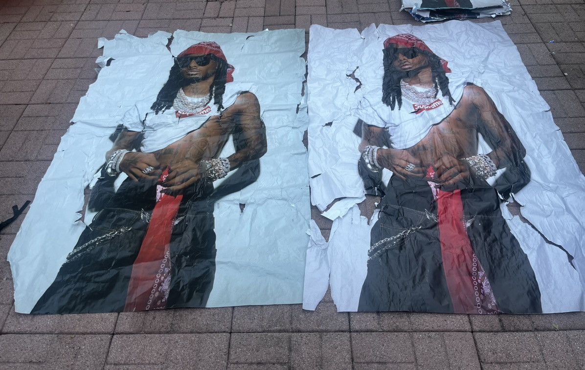 Supreme Supreme Playboi Carti Poster BIG (2 IN HAND) Size ONE SIZE - 2 Thumbnail