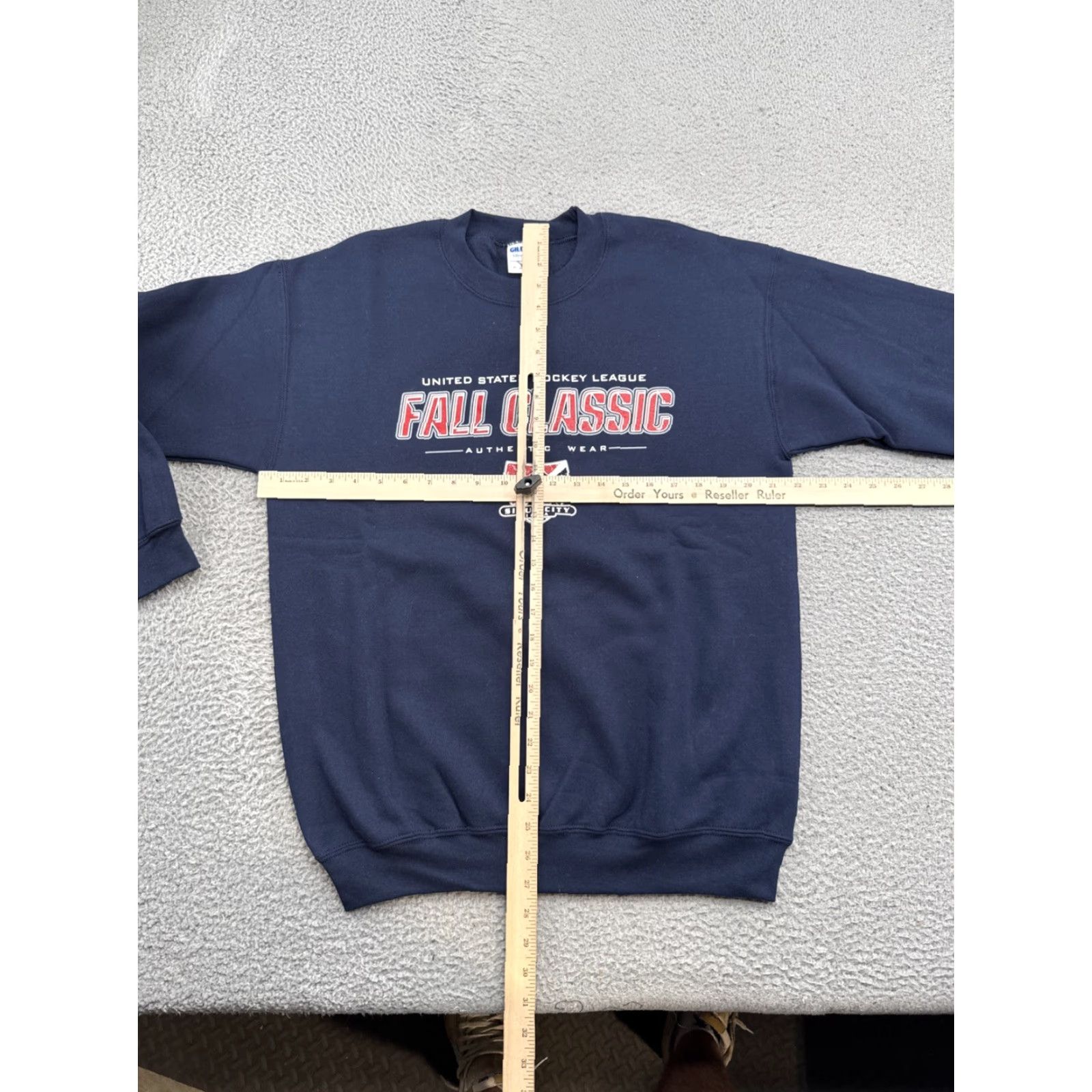 Gildan VTG USHL United States Hockey League Crewneck Sweatshirt Size M Blue Fall Classic Size US M / EU 48-50 / 2 - 4 Thumbnail