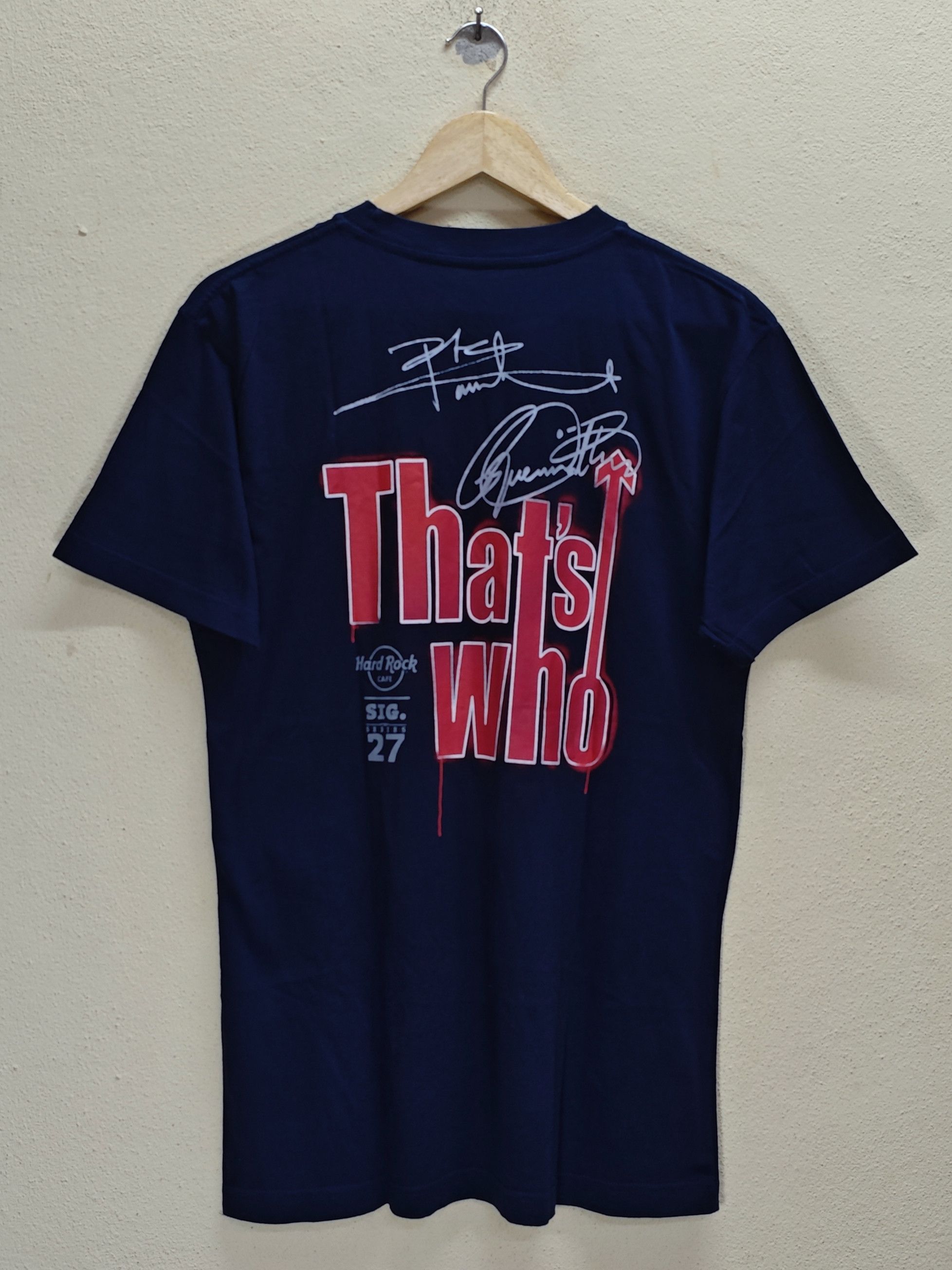 Band Tees THE WHO X HARD ROCK CAFE Bali Signature Series 27 Tee Size US M / EU 48-50 / 2 - 2 Thumbnail