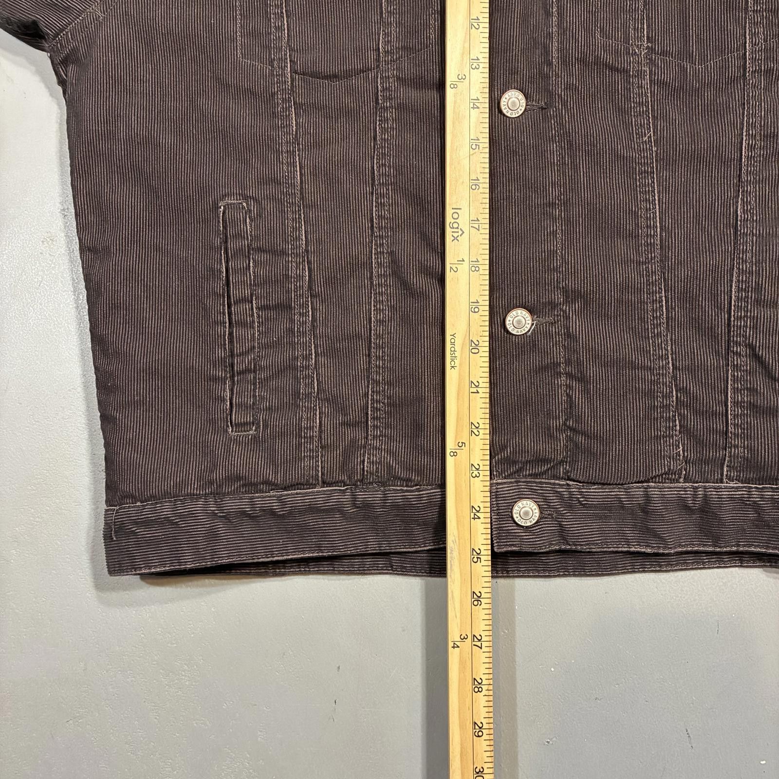 Old Navy Men's Brown Sherpa Lined Jacket Size US M / EU 48-50 / 2 - 6 Thumbnail