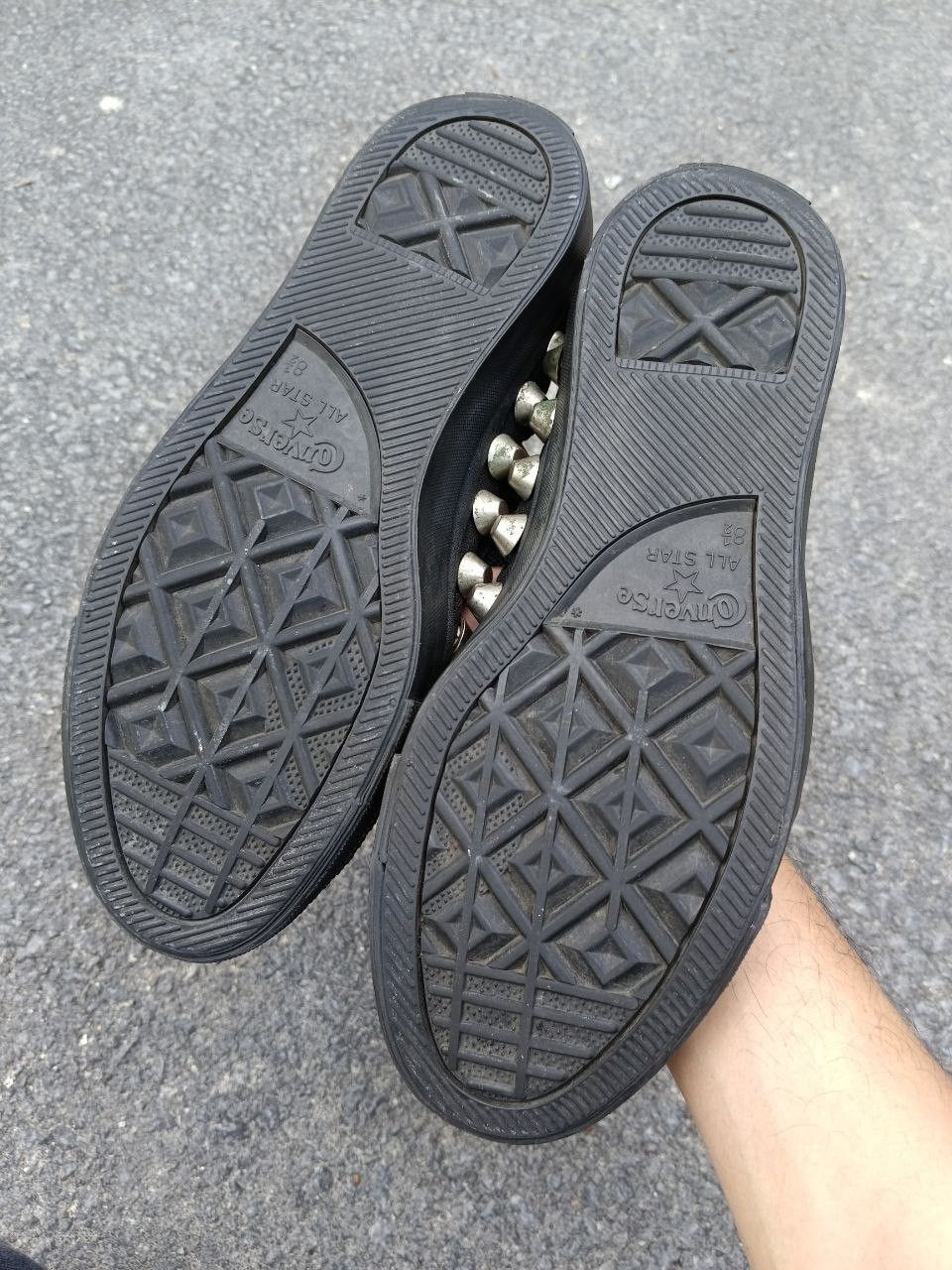 Converse CONVERSE BLACK STUDDED Size US 9 / EU 42 - 7 Thumbnail