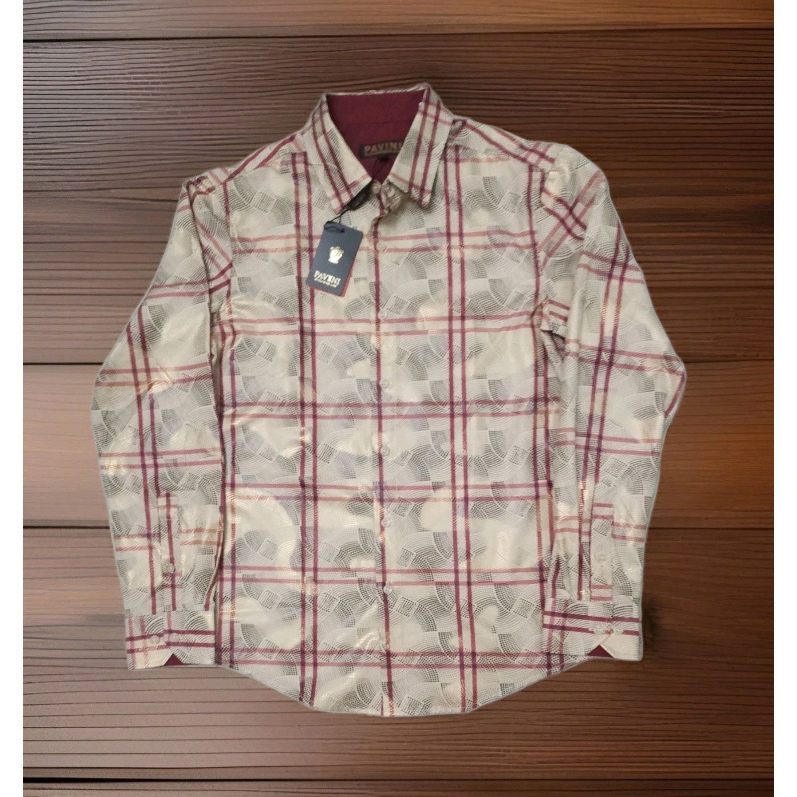 Other PAVINI Exclusive Line Men’s Dress Shirt – Long Sleeve Size S Size US S / EU 44-46 / 1 - 1 Thumbnail