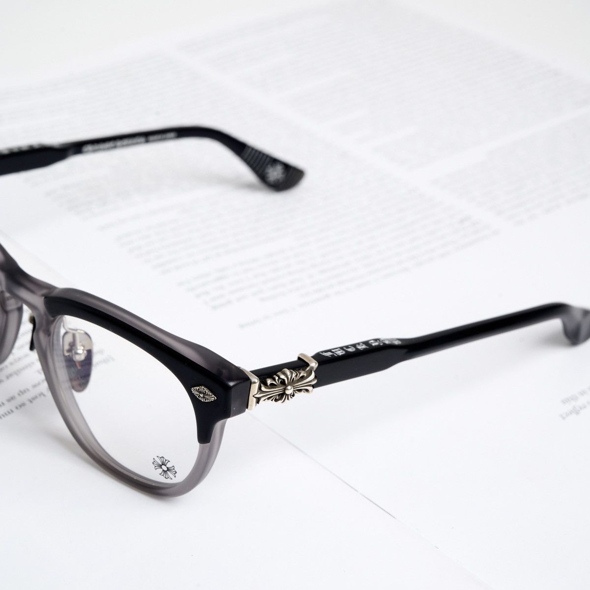 Chrome Hearts CHROME HEARTS RODSICLE MATTE BLACK MATTE GRAPHITE/ MATTE BLACK GLASSES Size ONE SIZE - 3 Thumbnail