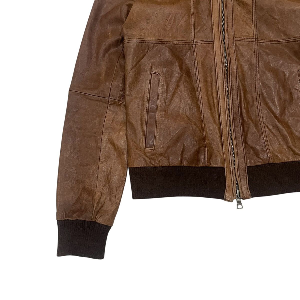 Beams Plus Vintage Beams Lamb Leather Hoodie Jacket Size S / US 4 / IT 40 - 9 Thumbnail