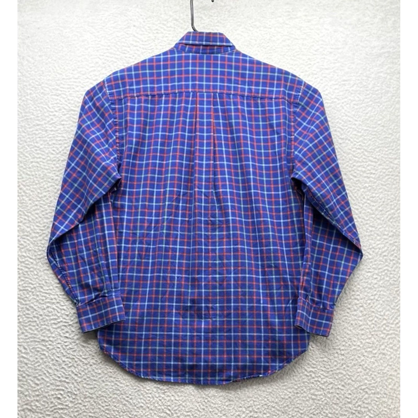 Vineyard Vines Vineyard Vines Murray Shirt Mens Small S Blue Tattersal Plaid Preppy Whale Shirt Size US S / EU 44-46 / 1 - 5 Thumbnail