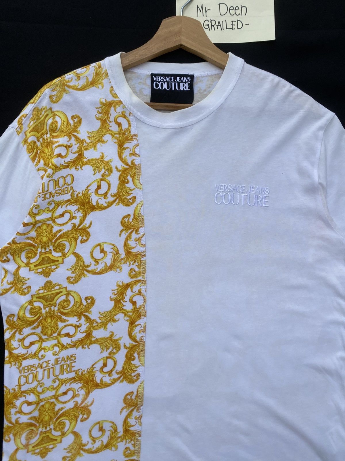 Versace Rare VERSACE Jeans Couture White Tshirt Size US M / EU 48-50 / 2 - 7 Thumbnail