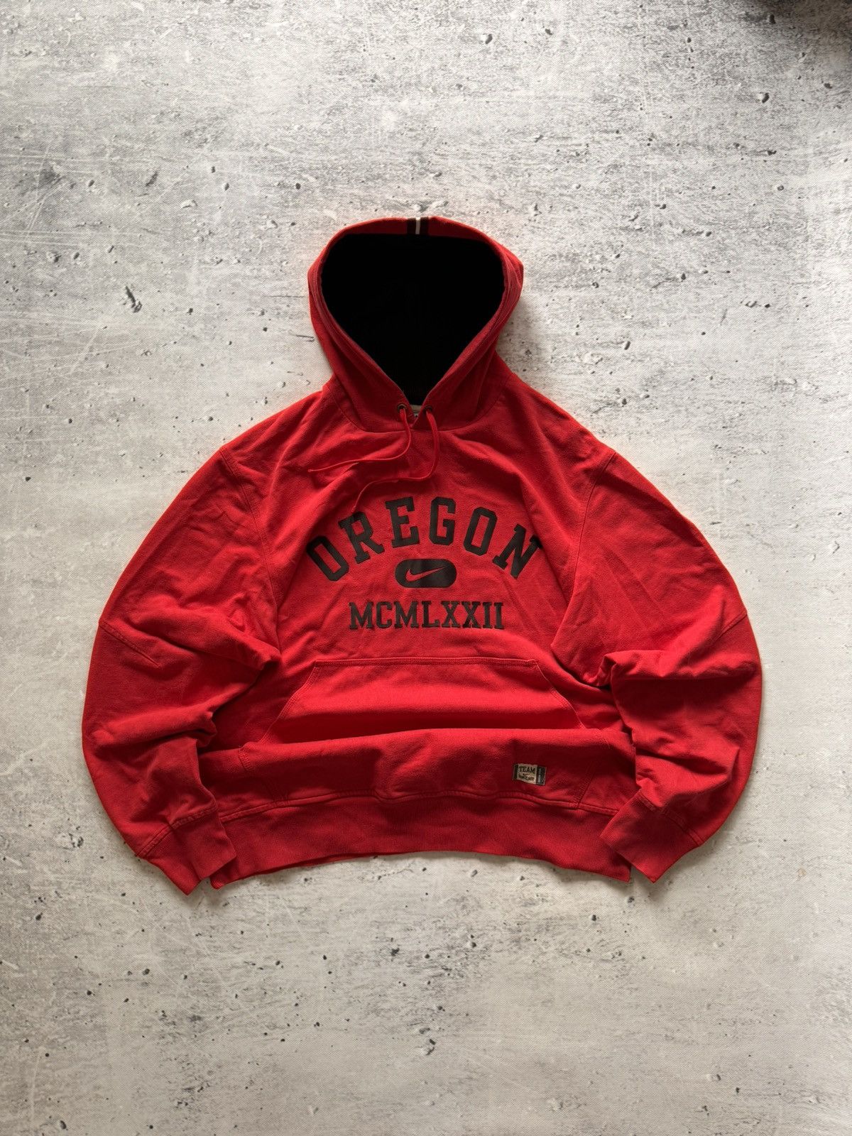Nike × Vintage NIKE VINTAGE CENTER LOGO OVERSIZE BOXY HOODIE Size US XL / EU 56 / 4 - 1 Thumbnail