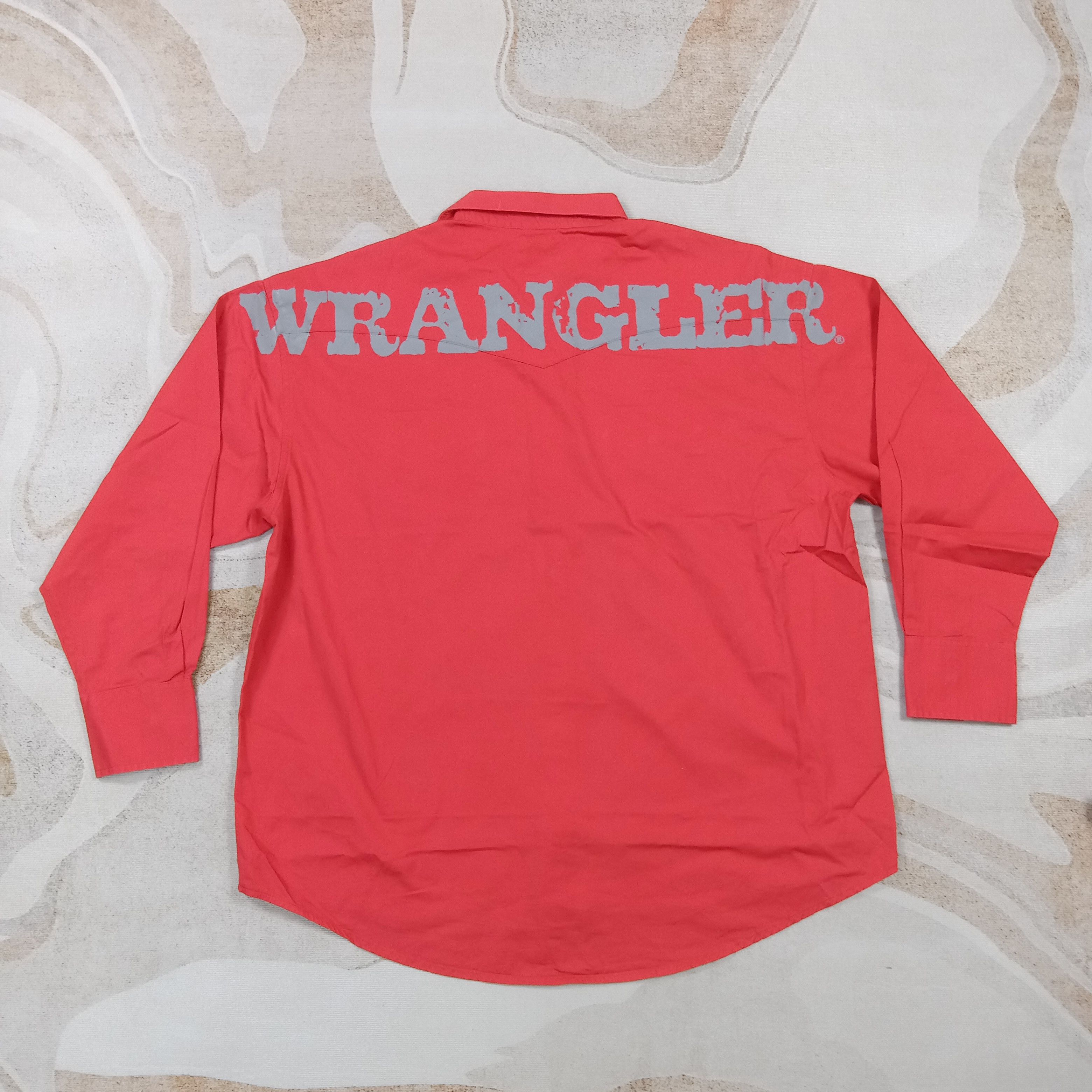 Wrangler Wrangler Big Size Shirt Button Up C276N61 Size US XXL / EU 58 / 5 - 1 Thumbnail