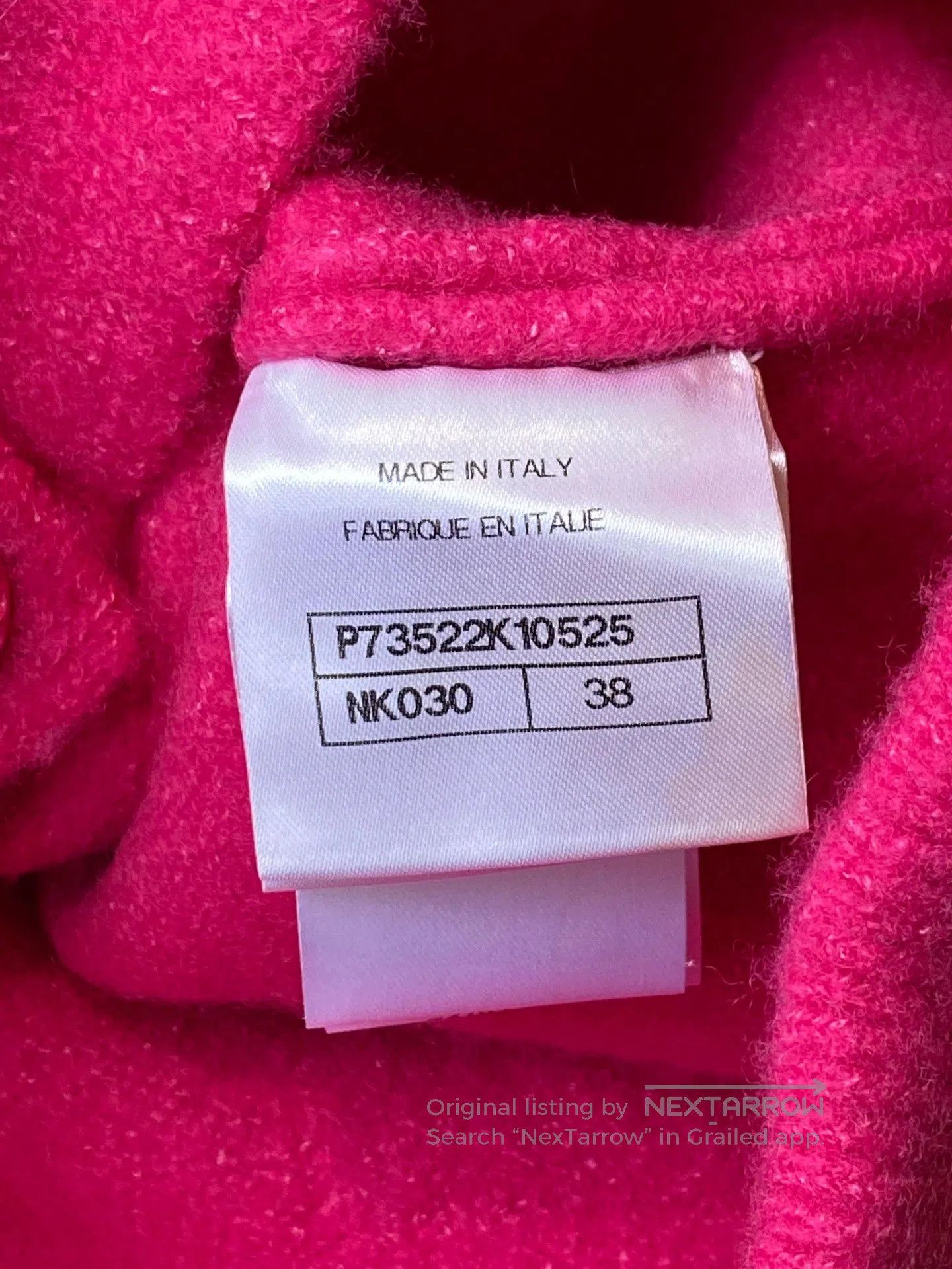 Chanel Chanel 2022 Pink Wool Cardigan FR38. Size US M / EU 48-50 / 2 - 4 Thumbnail