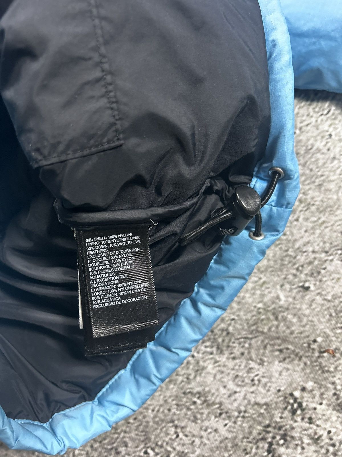 The North Face The North Face nuptse 700 baby blue black down puffer jacket Size S / US 4 / IT 40 - 8 Thumbnail