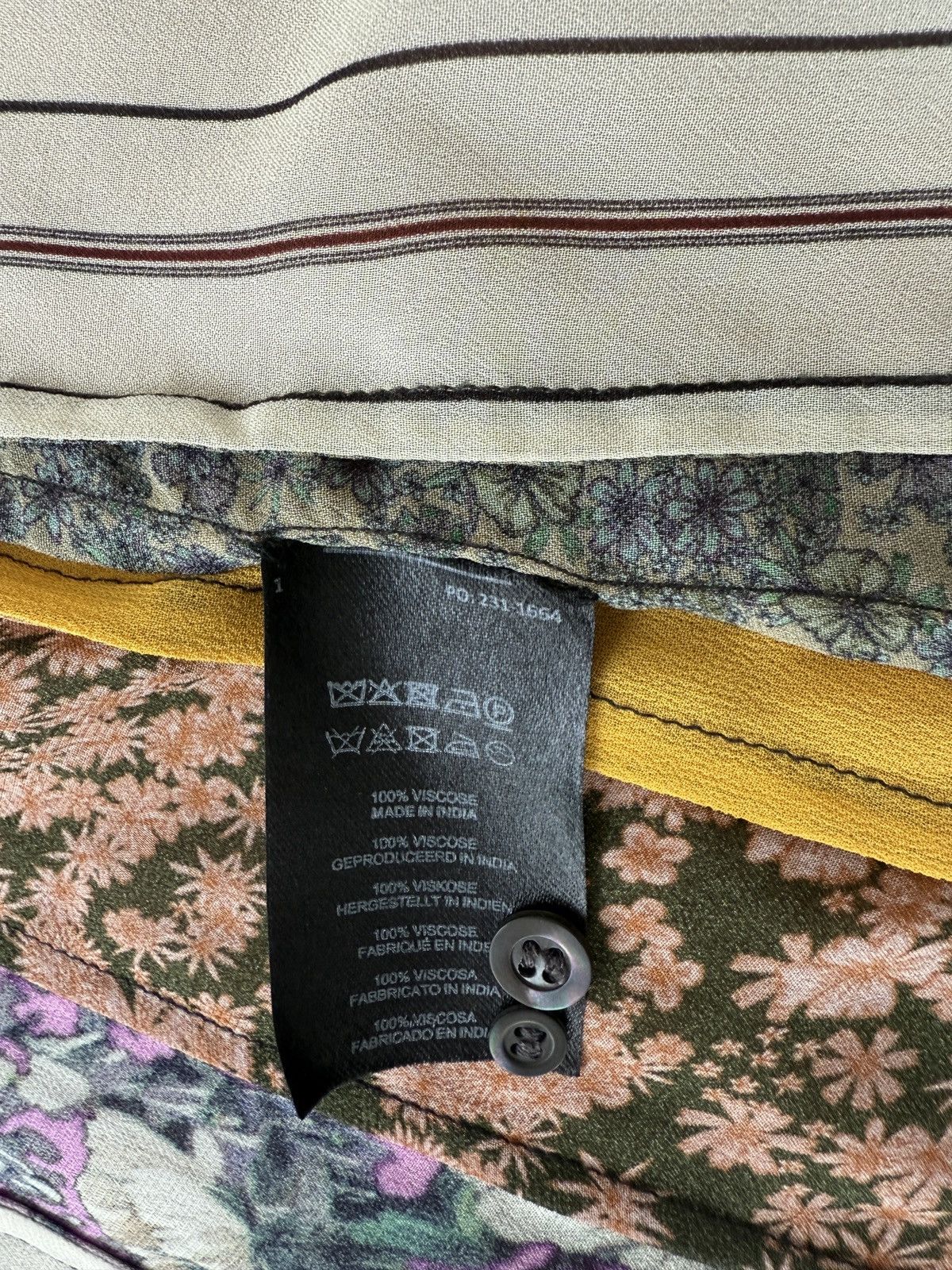 Dries Van Noten Dries van Noten patchwork shirt Size US L / EU 52-54 / 3 - 4 Thumbnail