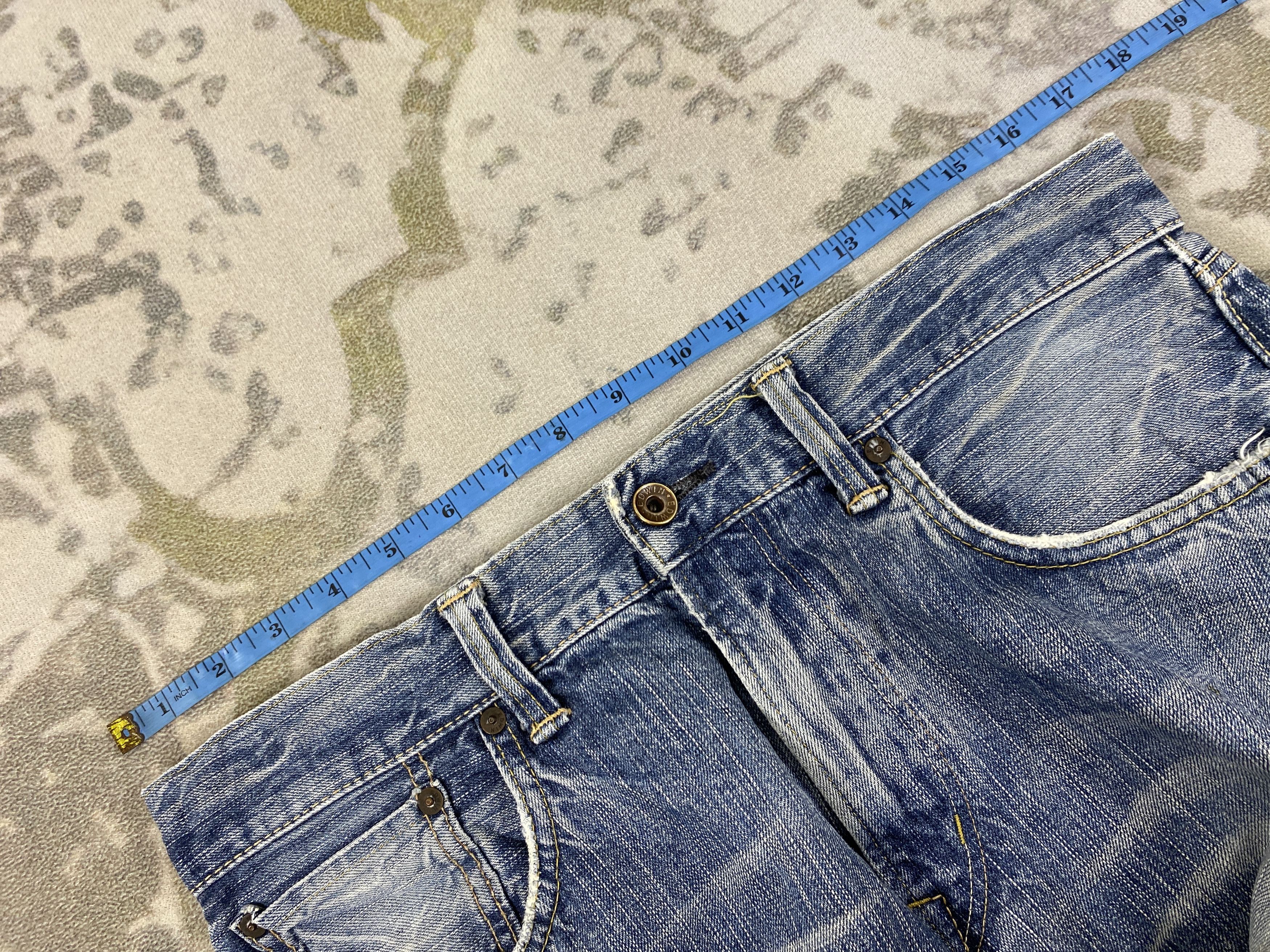 Edwin 🔥VINTAGE EDWIN 505 SELVEDGE DENIM JEANS 34x32.5- JN3609 Size US 34 / EU 50 - 5 Thumbnail
