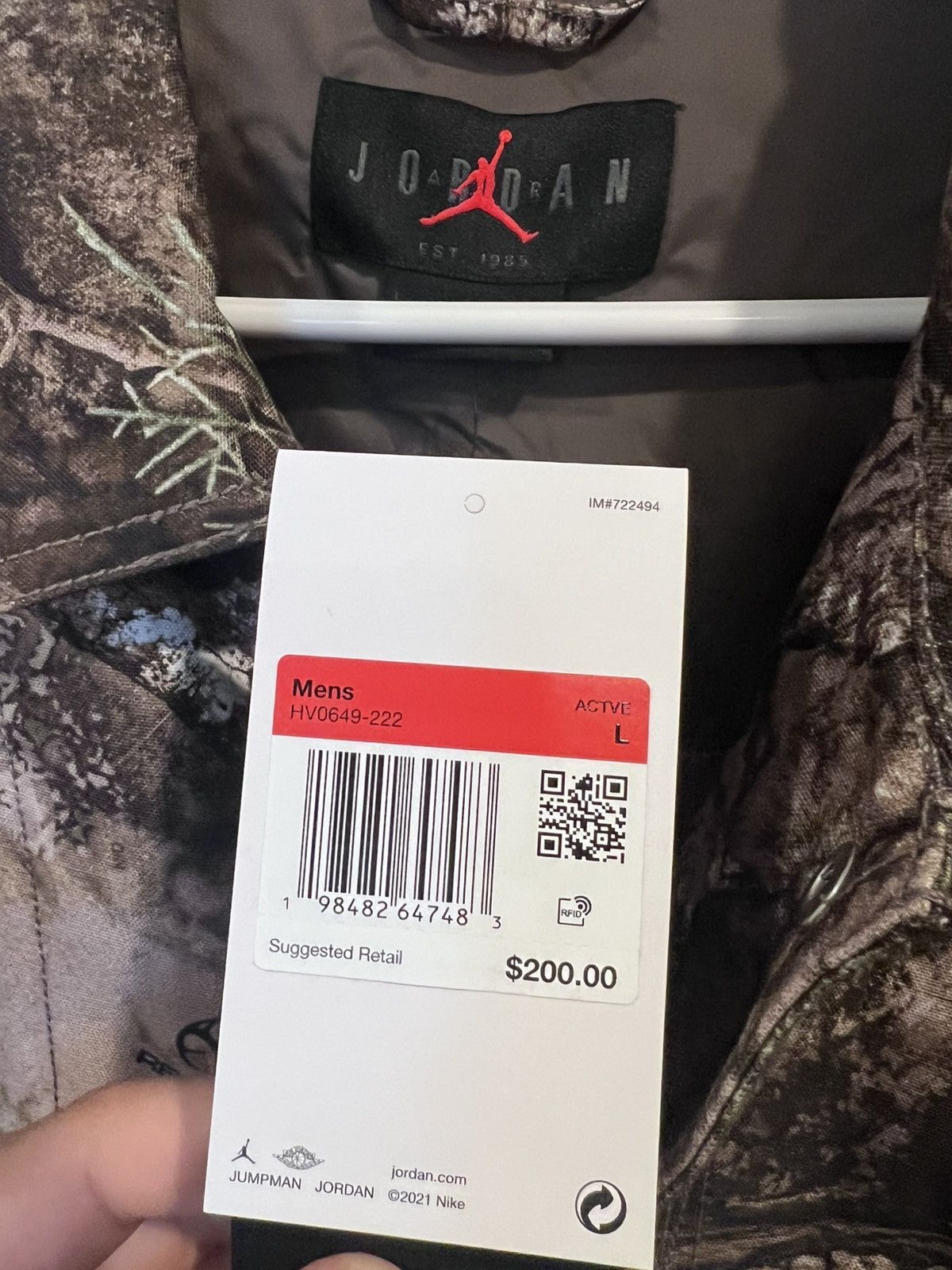Jordan Brand Jordan realtree jacket Size US XL / EU 56 / 4 - 2 Thumbnail