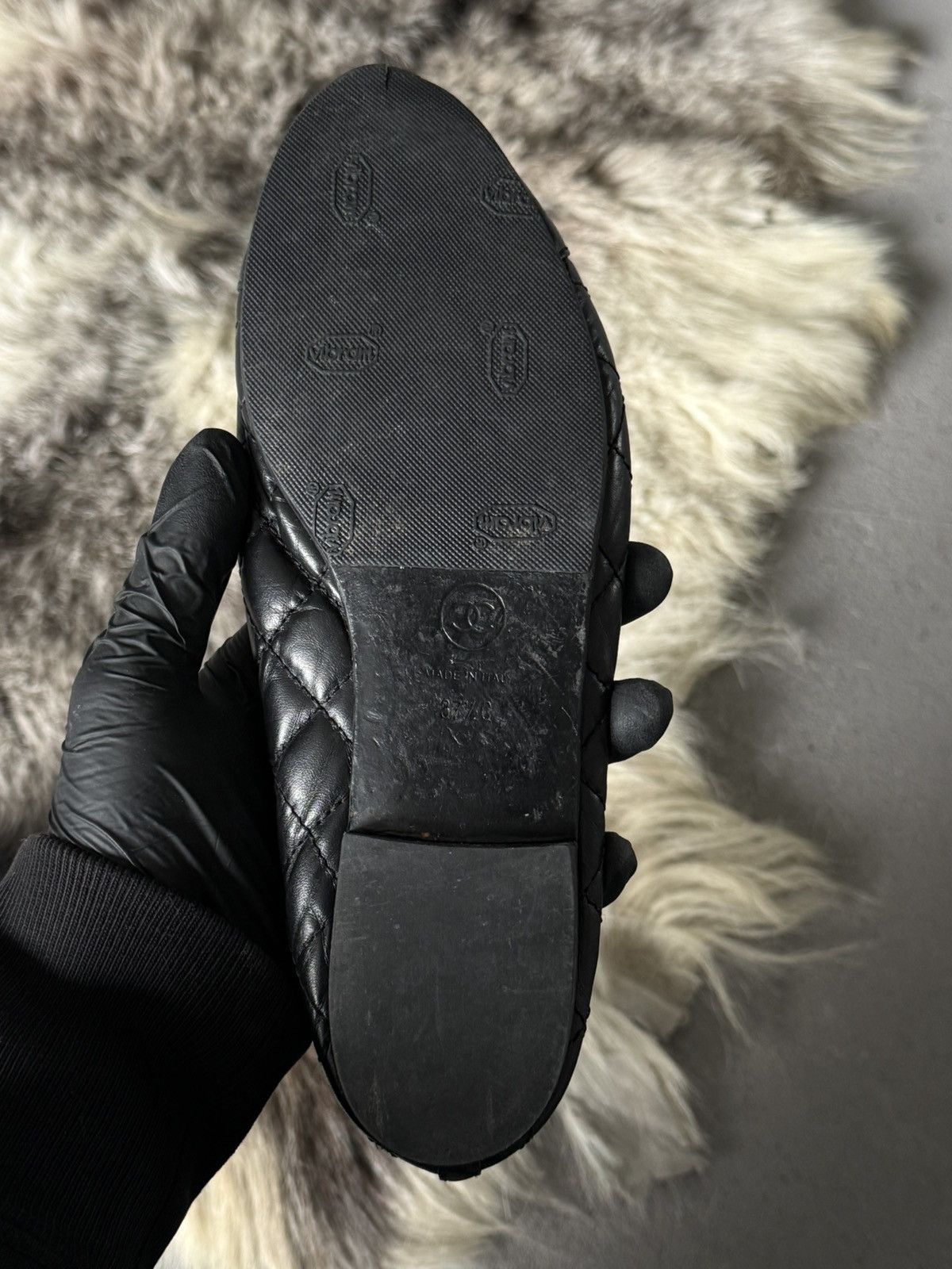 Chanel Chanel Leather Ballet Flats Size US 7 / IT 37 - 8 Thumbnail