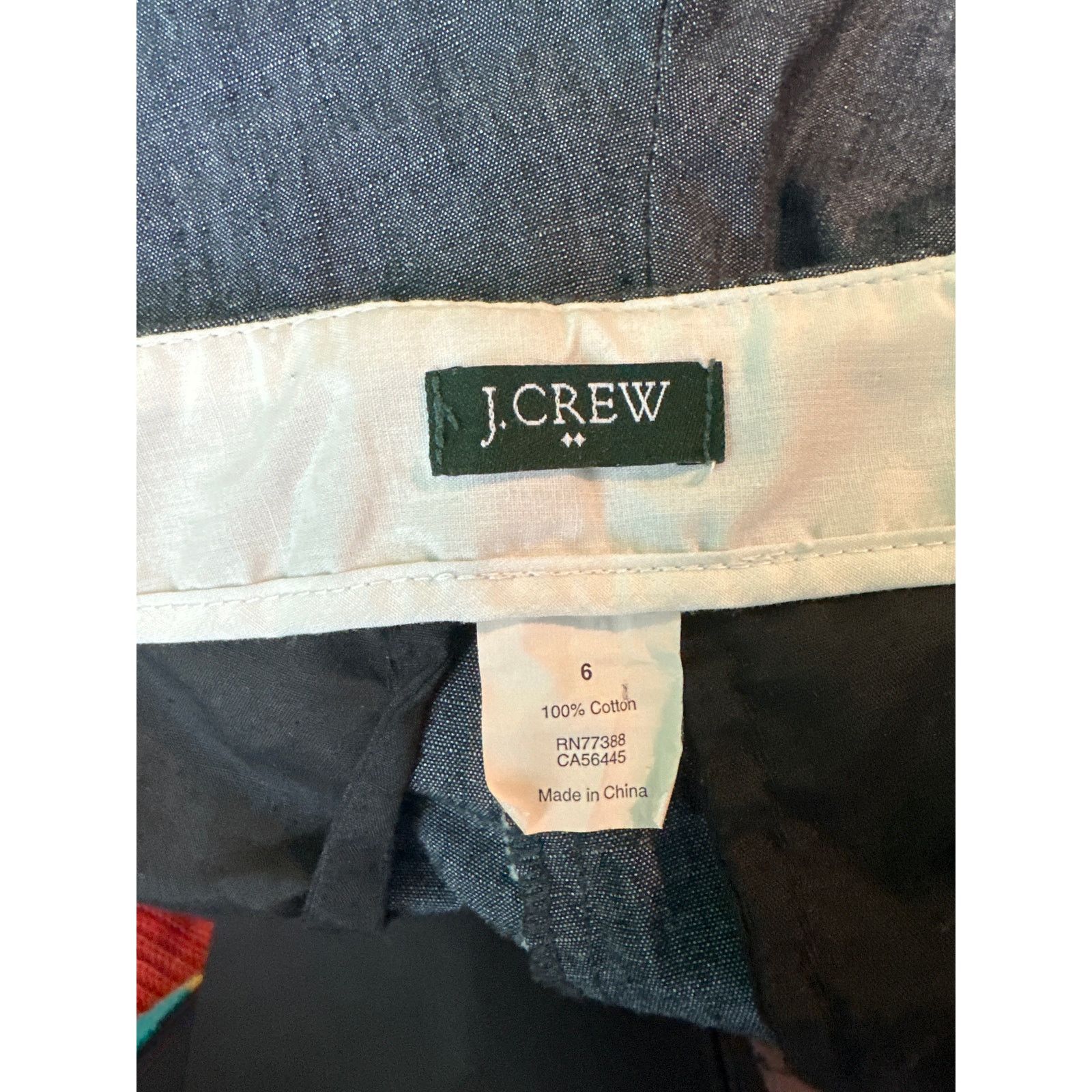 J.Crew J.Crew blue chambray pleated shorts size 6 Size 28" / US 6 / IT 42 - 3 Thumbnail