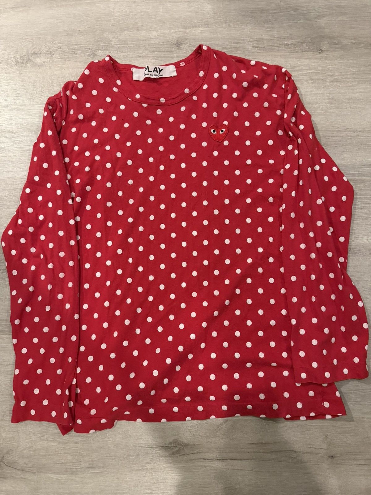 Comme des Garcons PLAY Comme des garcons tee Size US XL / EU 56 / 4 - 1 Thumbnail