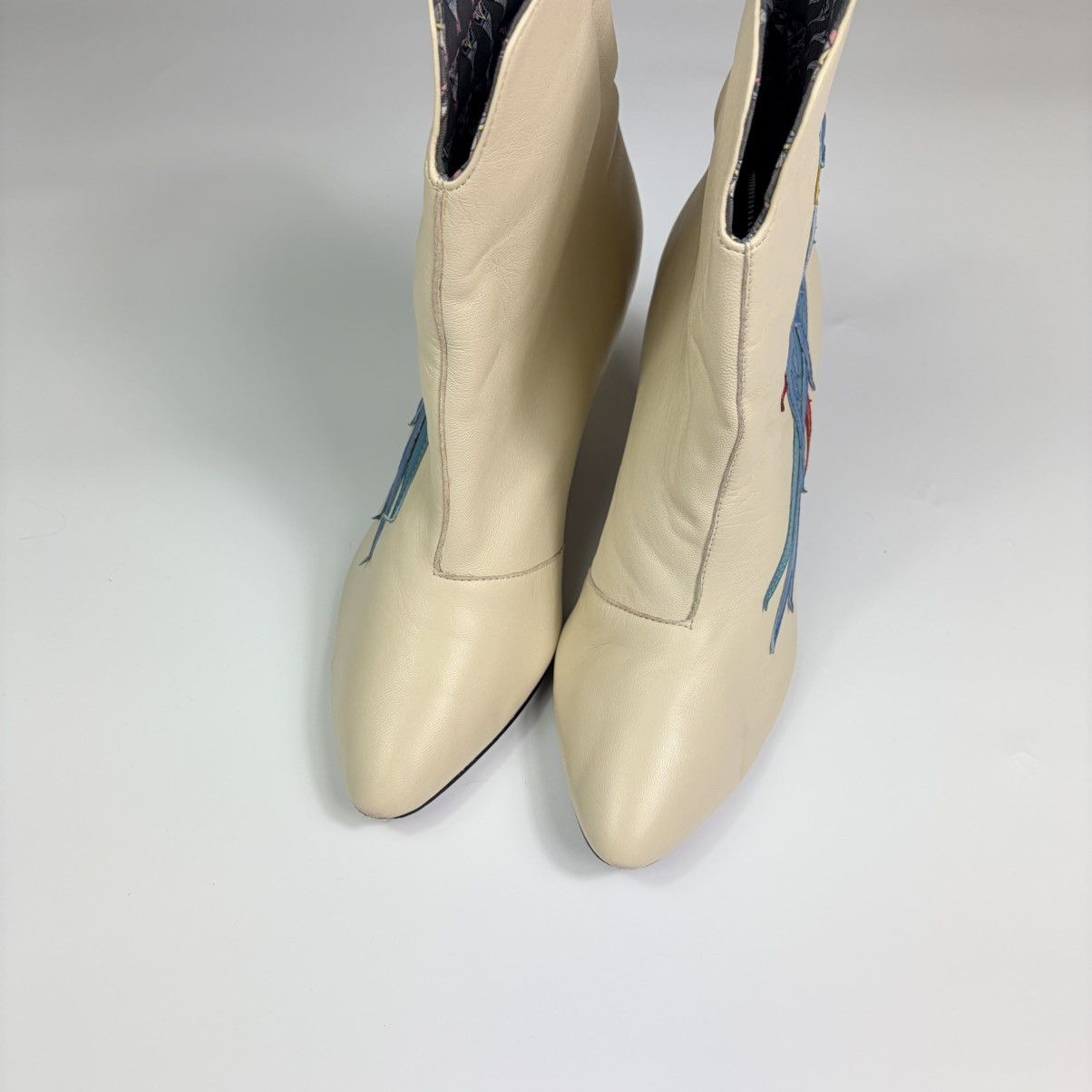 Other Irregular Choice Kiwis Angel Parrot Leather Boots EU39 Size US 9 / IT 39 - 3 Thumbnail