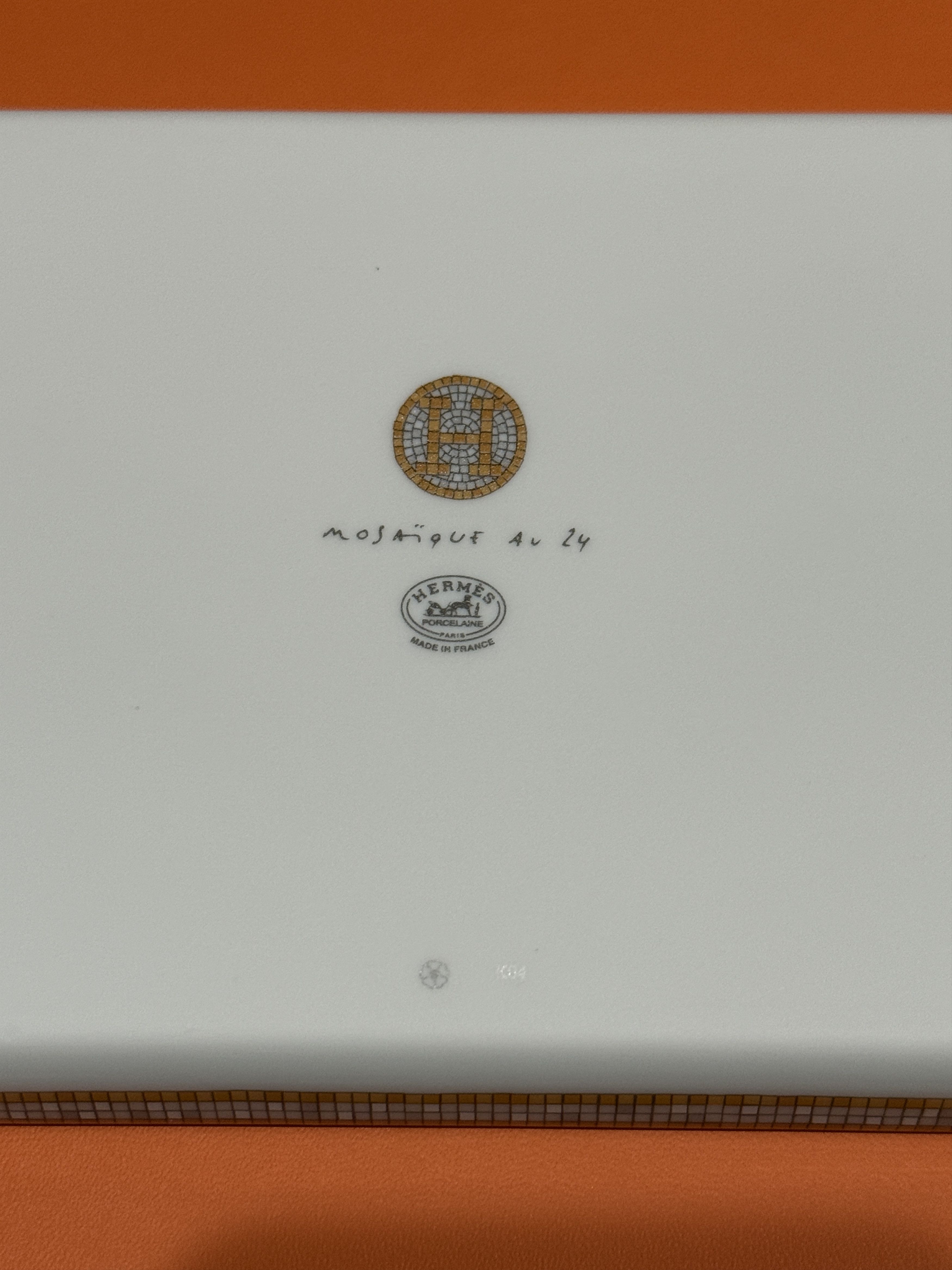 Hermes New Hermès Mosaique au 24 gold tray - small model Size ONE SIZE - 7 Thumbnail