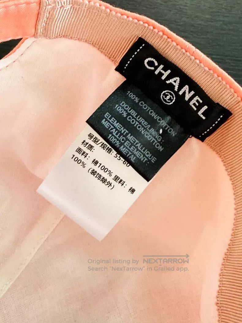 Chanel Chanel Orange and green double C standard baseball cap Size ONE SIZE - 7 Thumbnail