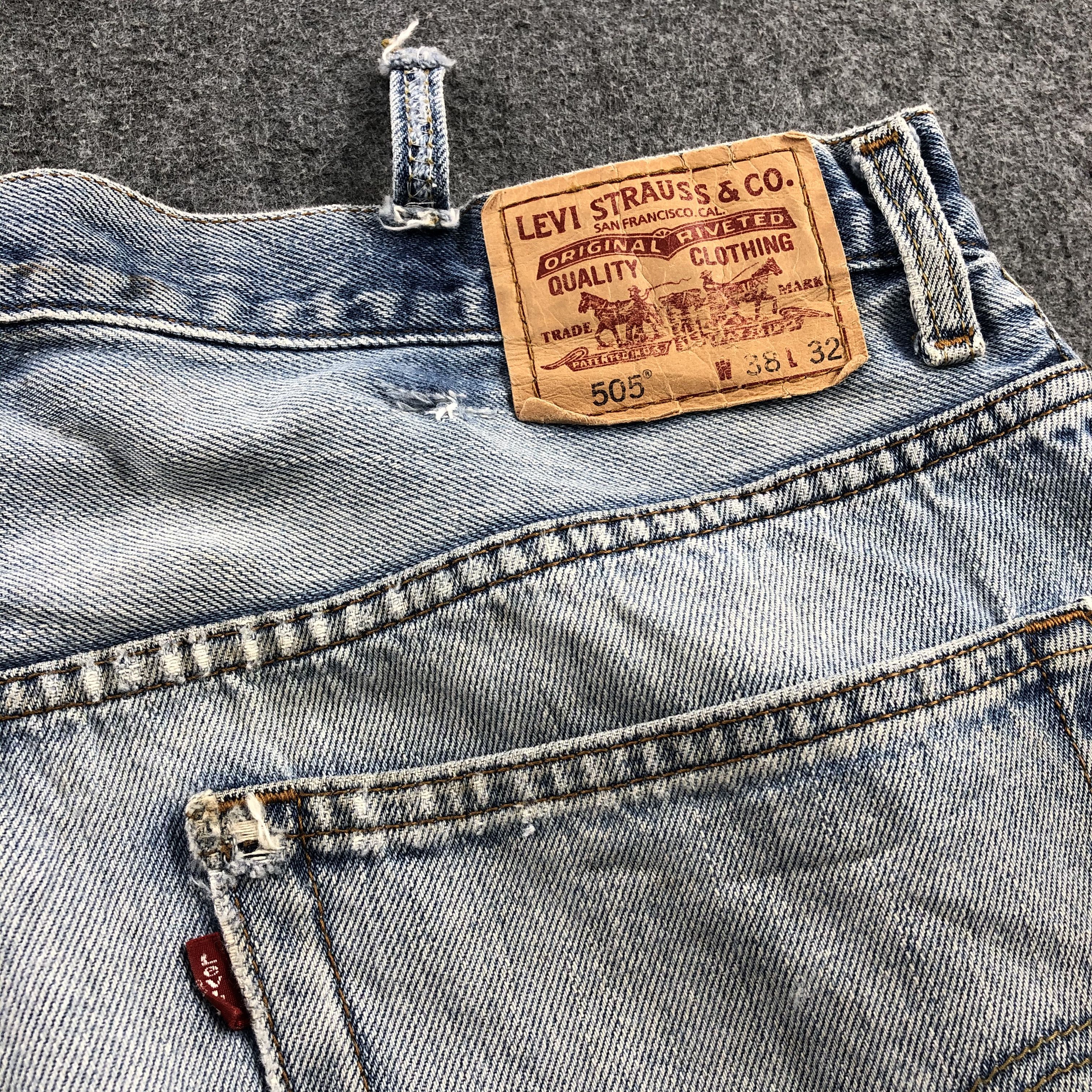 Levi's × Vintage Vintage Light Wash Levis 505 Jeans-JM1187 Size US 38 / EU 54 - 6 Thumbnail