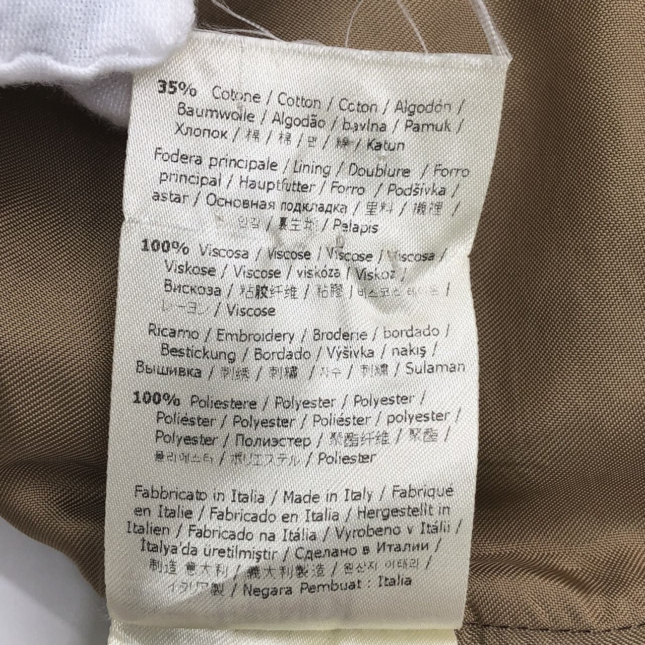 Fendi Fendi Letter Embroidery Zip Short Coat Brown K26WX Size 28" / US 6 / IT 42 - 8 Thumbnail