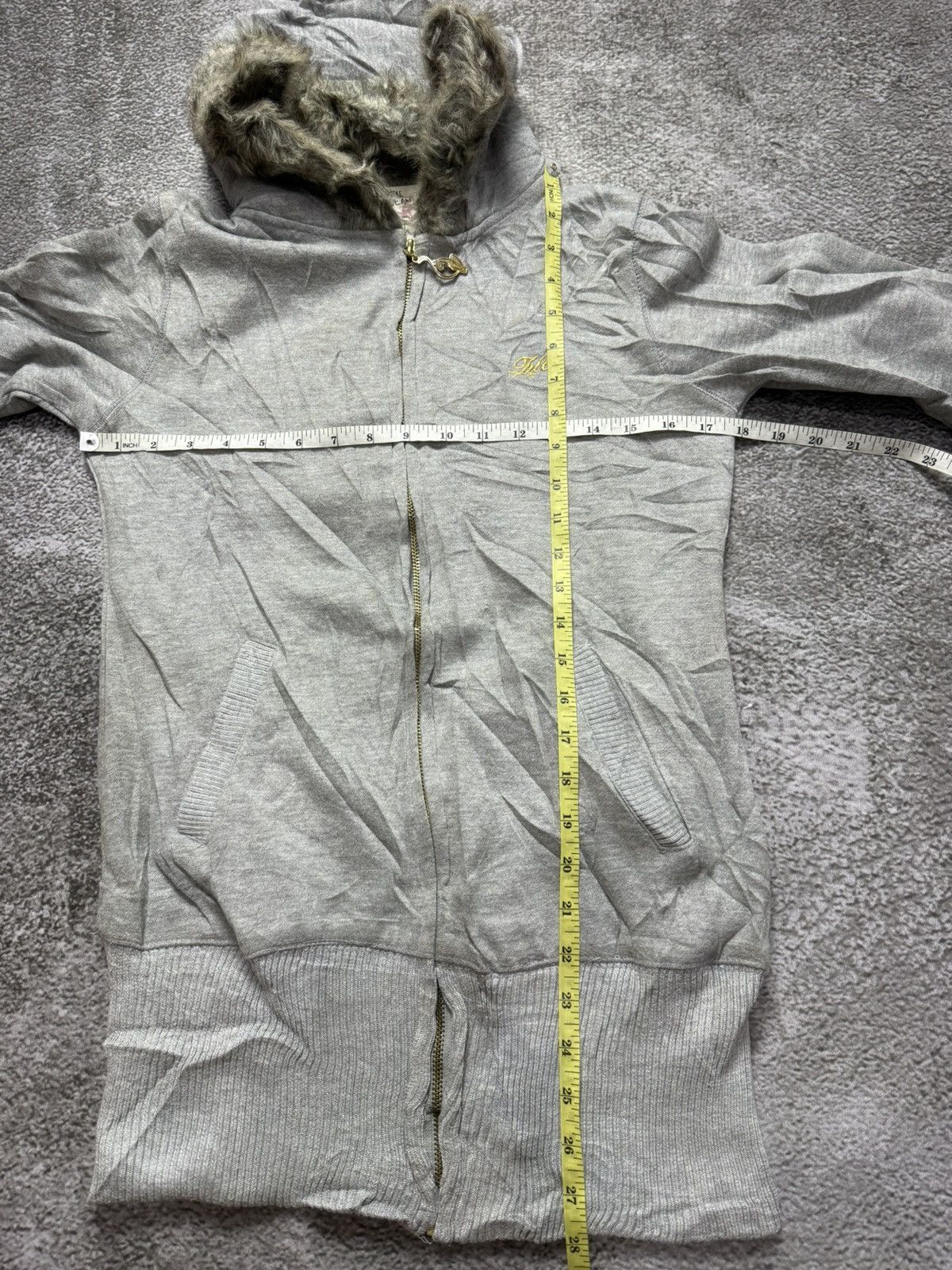 5351 POUR LES HOMMES Vintage style tbj jeans fur hoodie Size US S / EU 44-46 / 1 - 9 Thumbnail