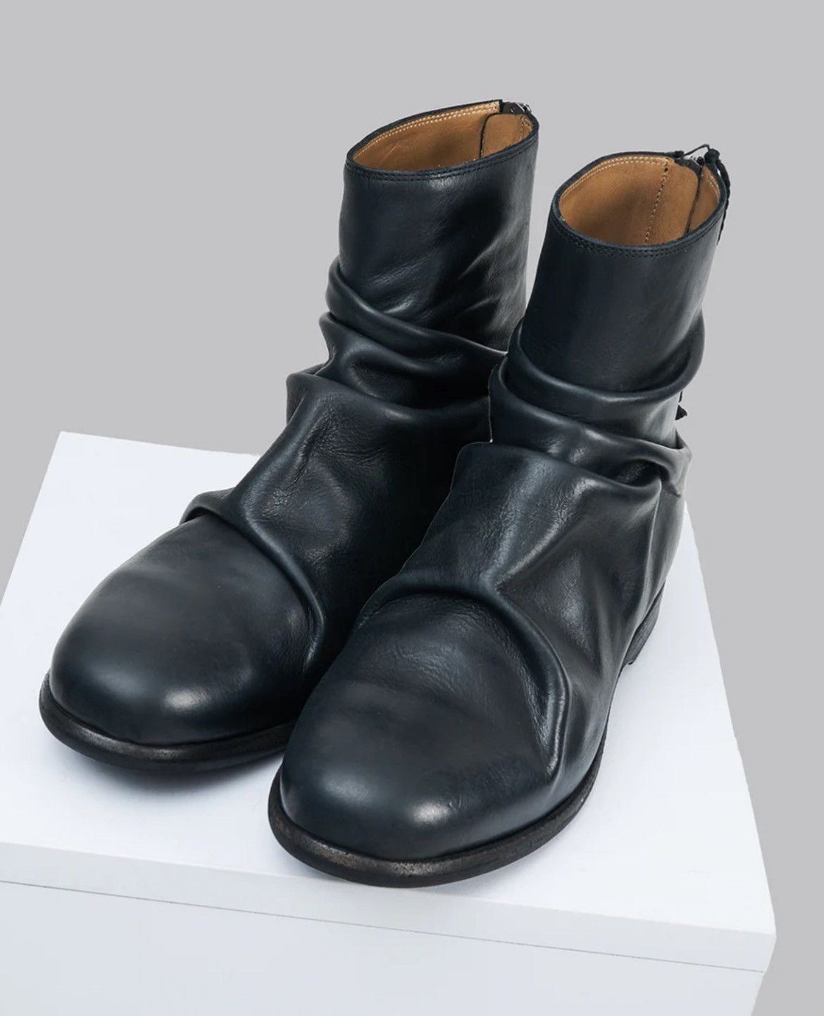 Yohji Yamamoto CROPPED CREASE BOOTS Size US 9 / EU 42 - 6 Thumbnail