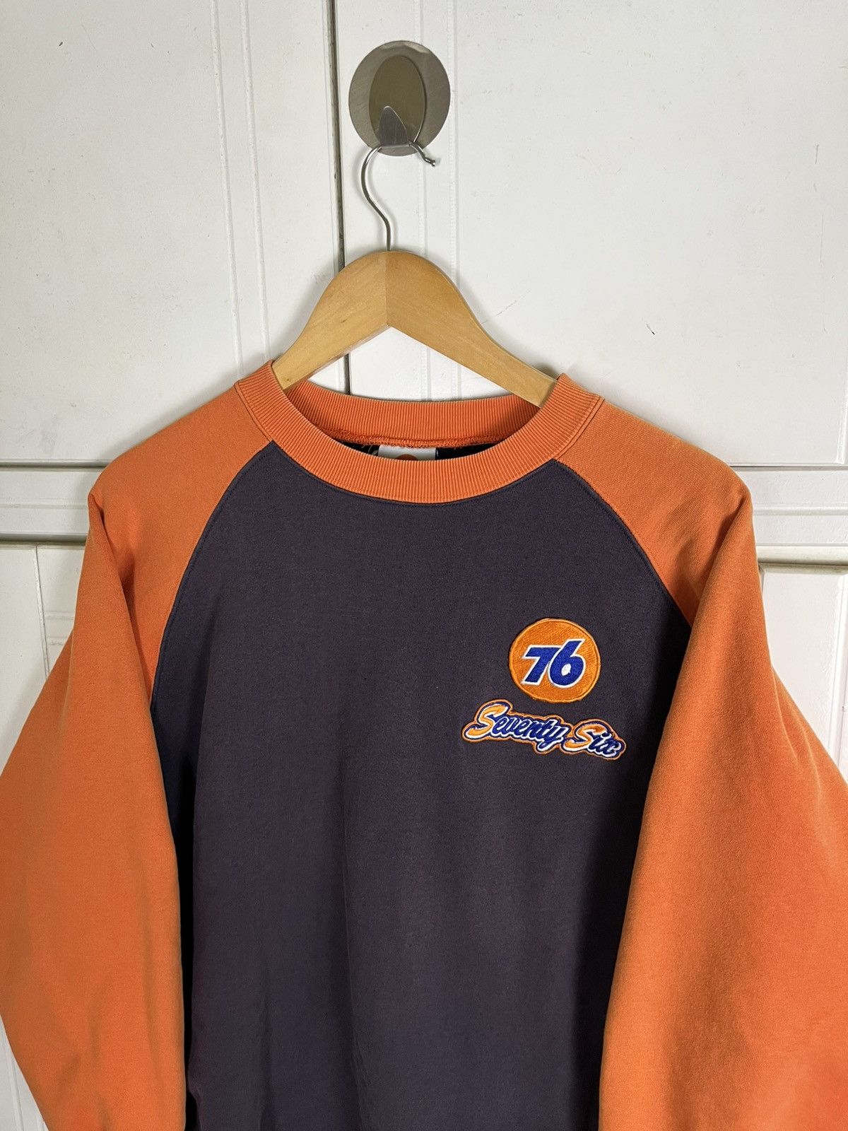 Japanese Brand Vintage 90s 76 Lubricants Sweatshirt Size US L / EU 52-54 / 3 - 4 Thumbnail