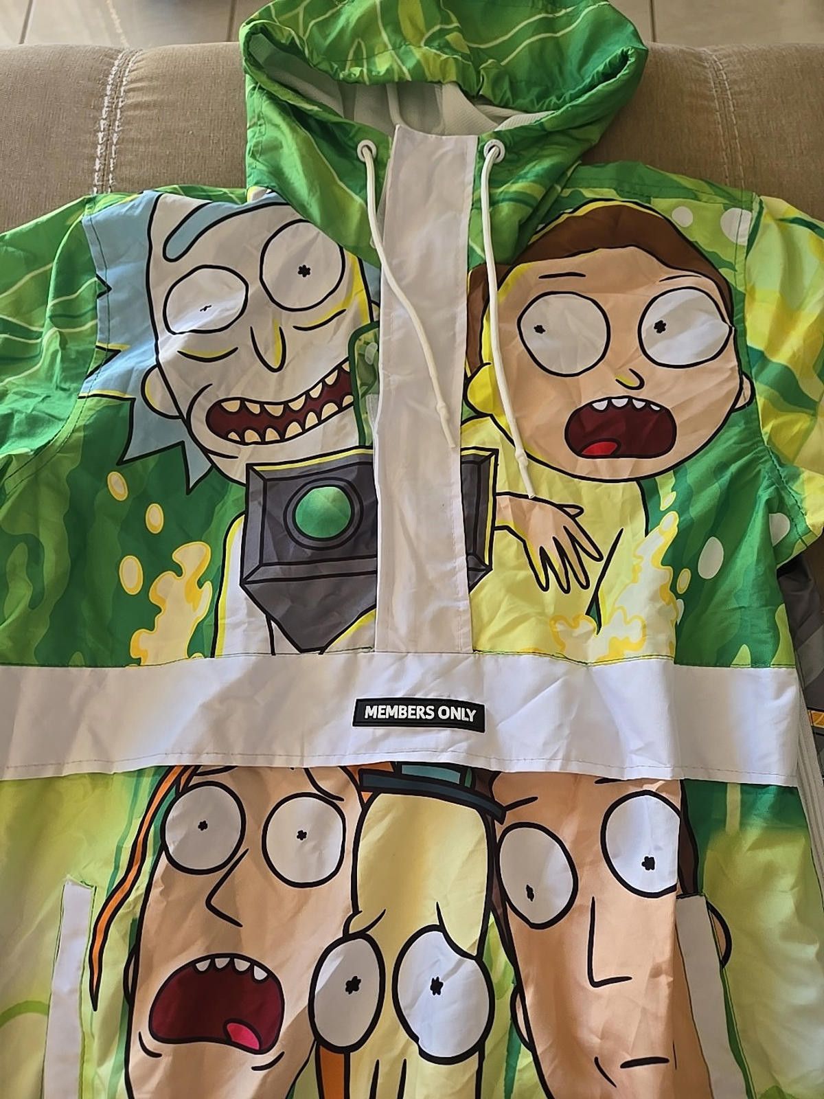 Members Only Members Only Rick And Morty Men's Small Pullover Hoodie Size US S / EU 44-46 / 1 - 3 Thumbnail