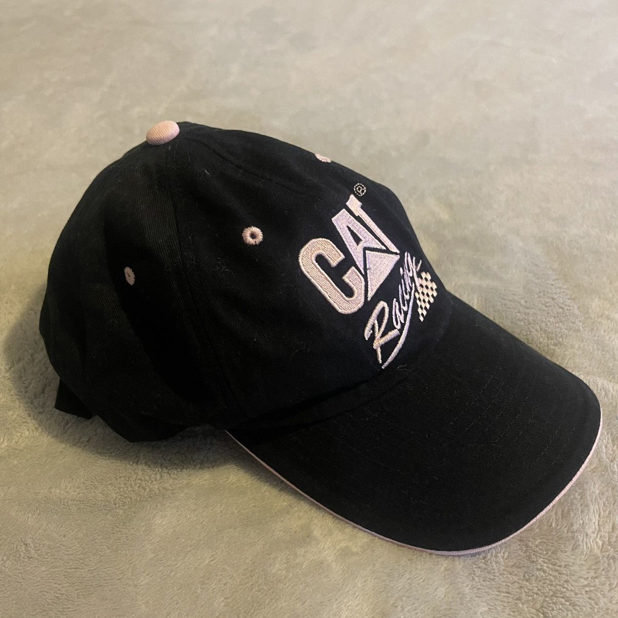 Caterpillar Caterpillar Racing Hat Women One Size Black Baseball Cap Size ONE SIZE - 2 Thumbnail