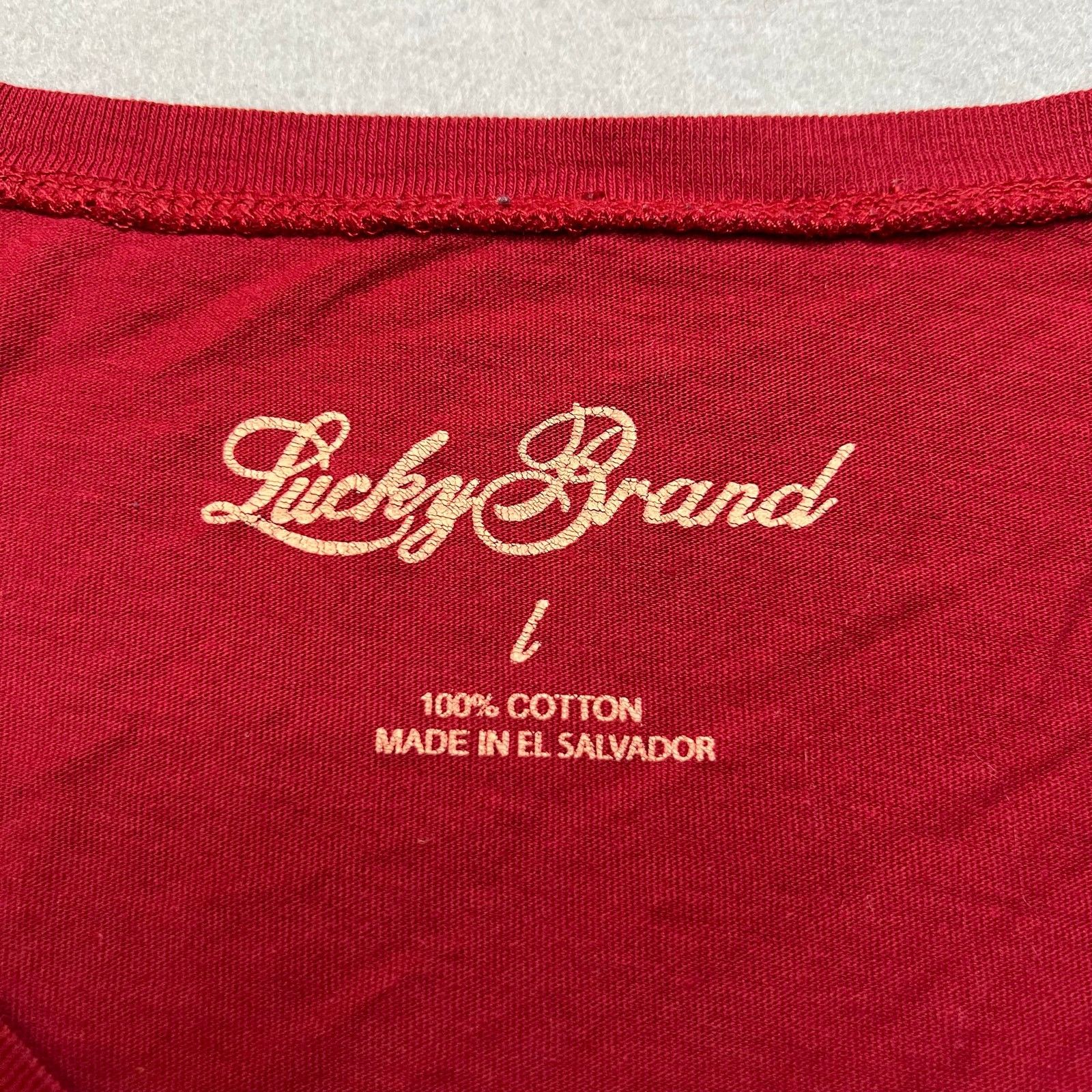 Lucky Brand Lucky Brand Shamrock Graphic 3/4 Sleeve T-Shirt Women Large Size L / US 10 / IT 46 - 3 Thumbnail