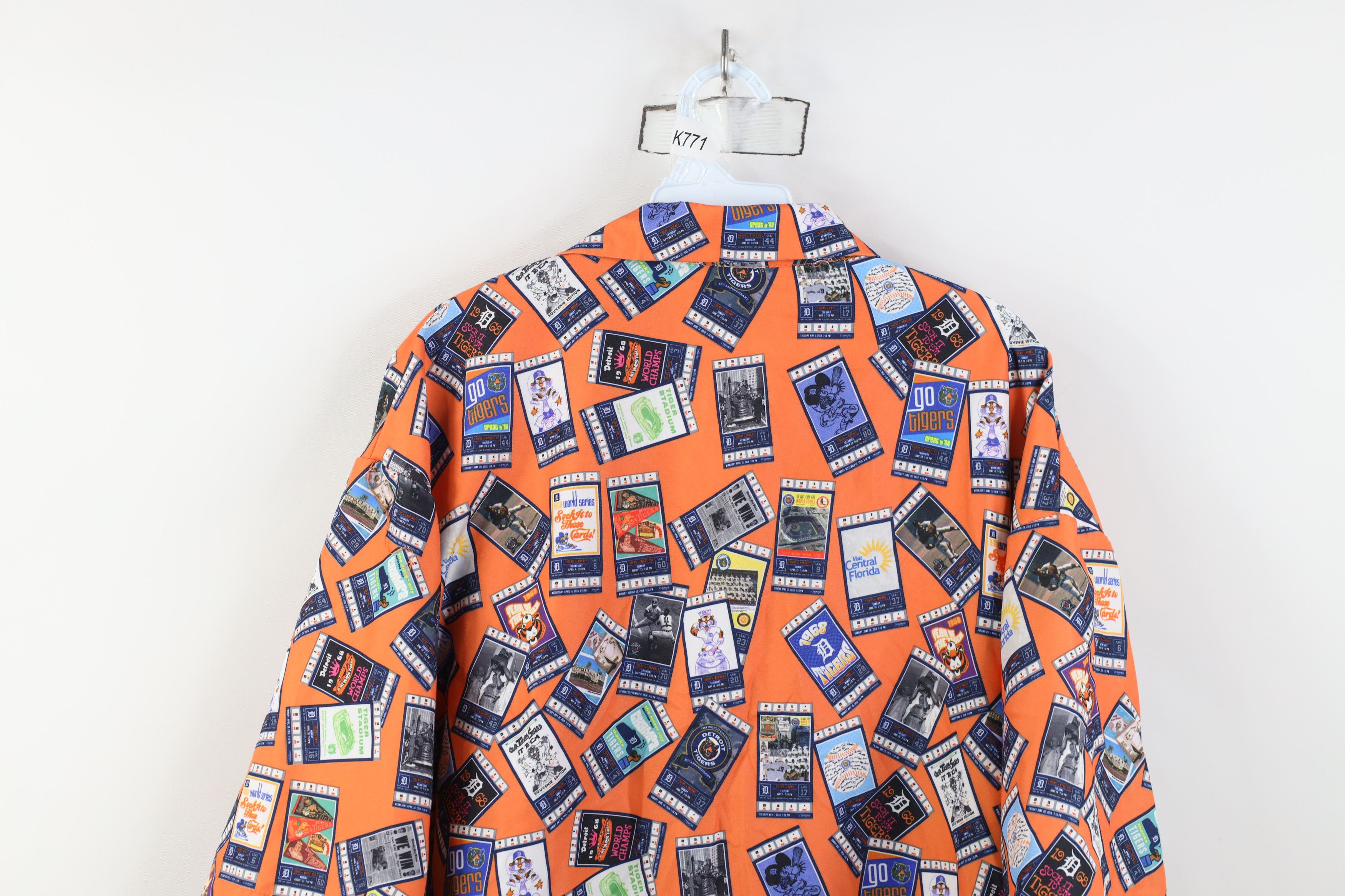 Vintage Vintage 90s Y2K Baseball Hawaiian Collared Button Shirt Size US XXL / EU 58 / 5 - 9 Thumbnail