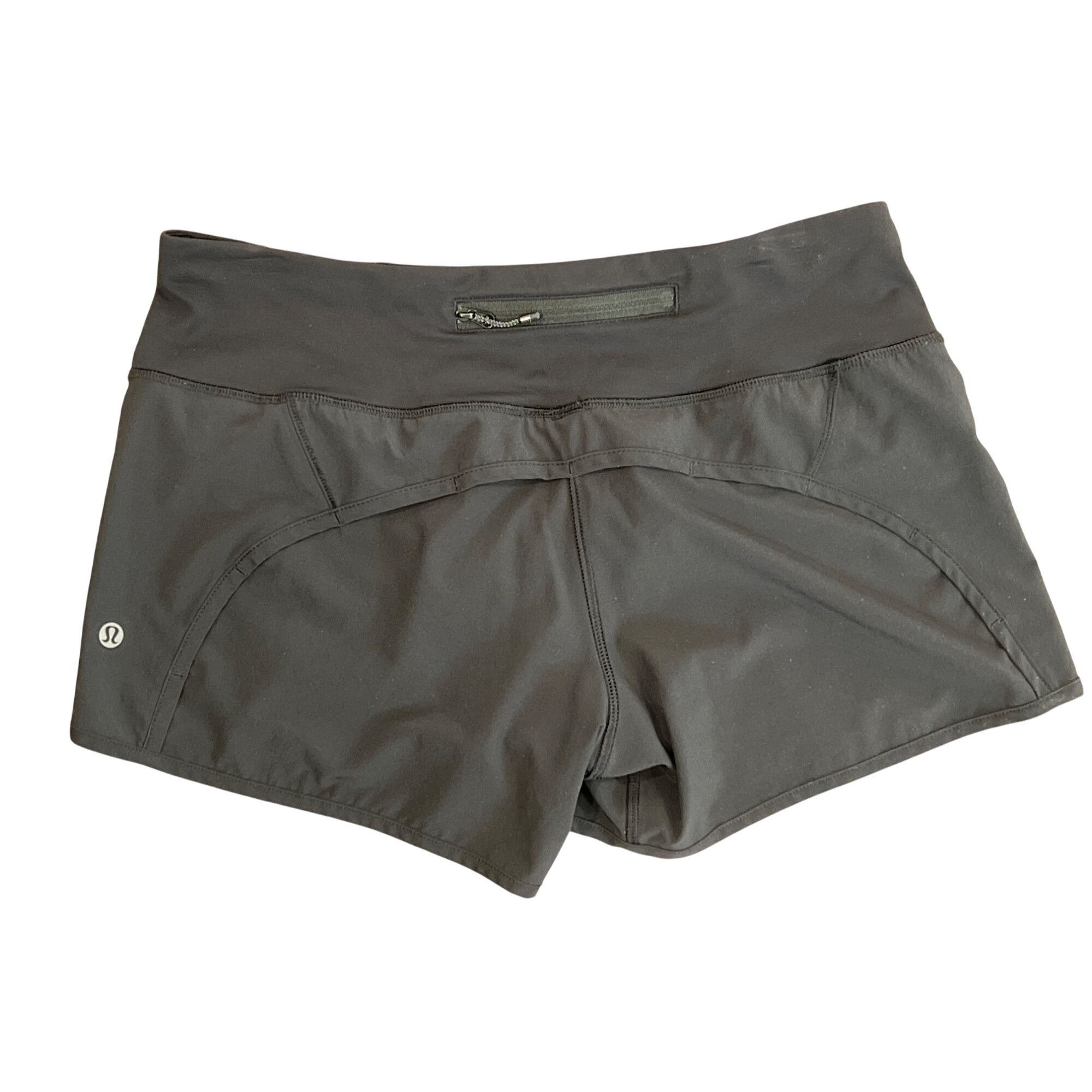 Lululemon Lululemon Athletica Black High-Rise Womens Athletic Shorts W Size 28" / US 6 / IT 42 - 3 Thumbnail