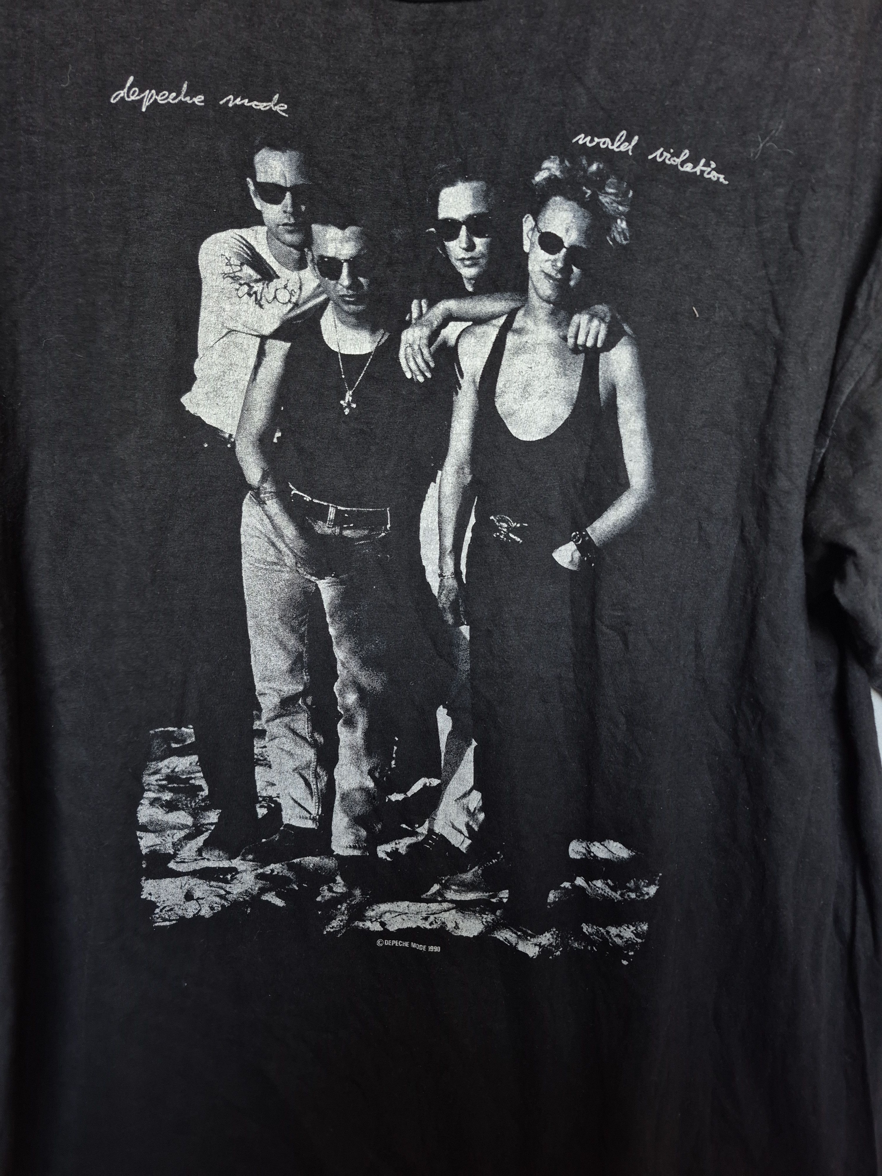 Other Vintage DEPECHE MODE 1990' T-SHIRT Europ Tour L Size US M / EU 48-50 / 2 - 1 Thumbnail