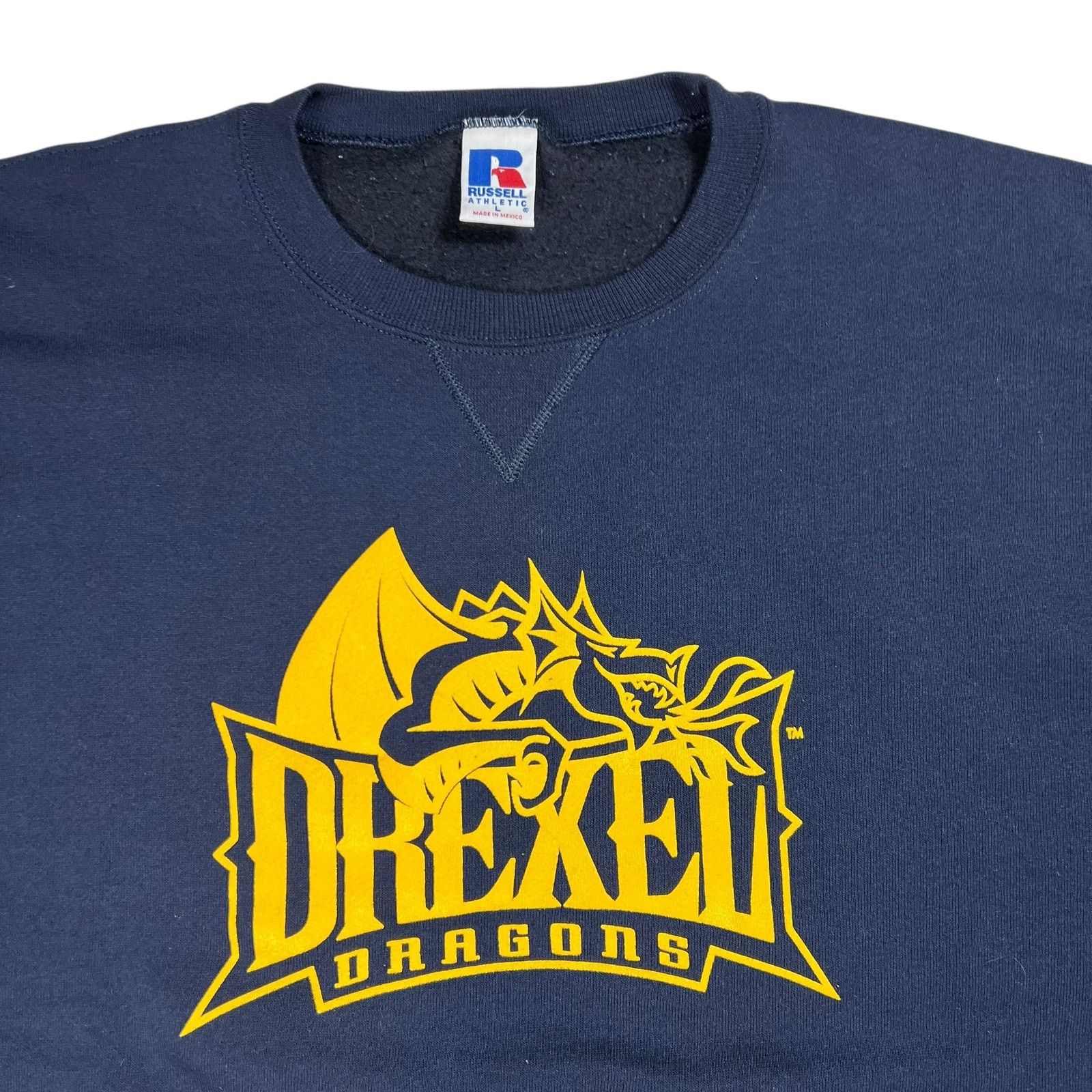 Russell Athletic × Vintage 1990s Russell Athletic Drexel University Dragons Crewneck Size US L / EU 52-54 / 3 - 2 Thumbnail