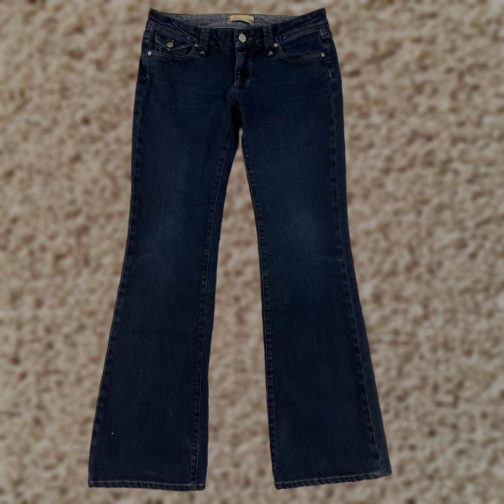 Paige Paige Womens Jeans 27 Blue Denim Bootcut Western 5-Pocket Design Regular Inseam 30 Color Blue Size 27" / US 4 / IT 40 - 1 Thumbnail