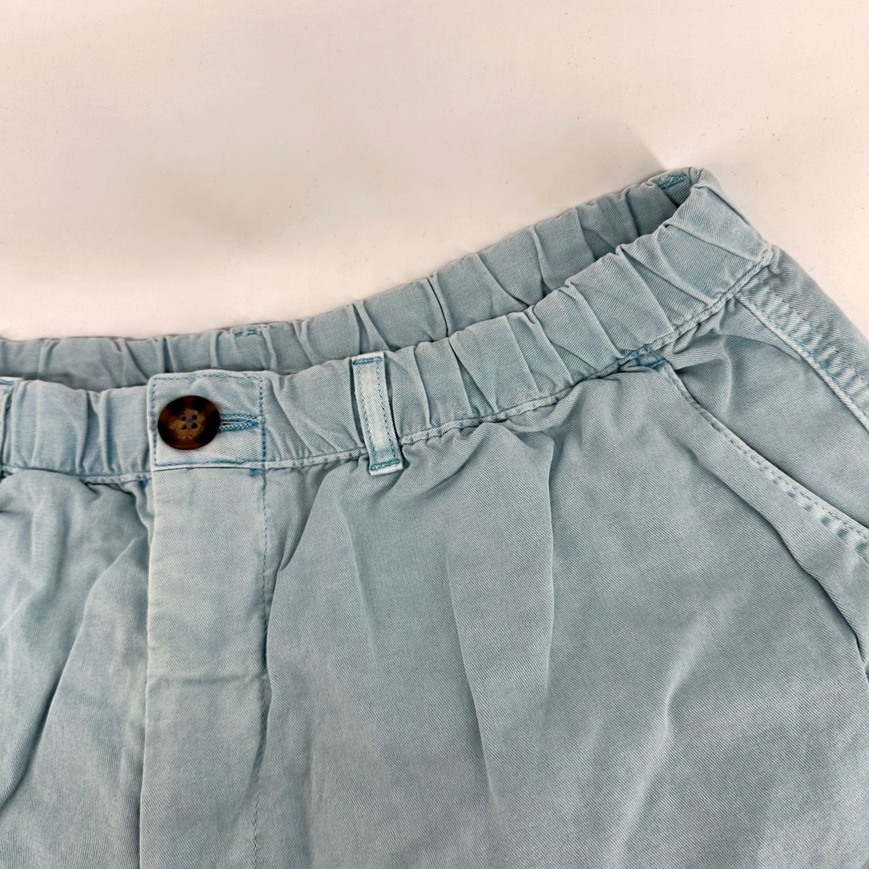 Chubbies Chubbies Chino Shorts Blue Women's Large Cotton Slash Pockets Stretch Regular Fit Casual Travel Summer, Fall, Spring Mens? Womens Size 36" / US 14 / IT 50 - 4 Thumbnail