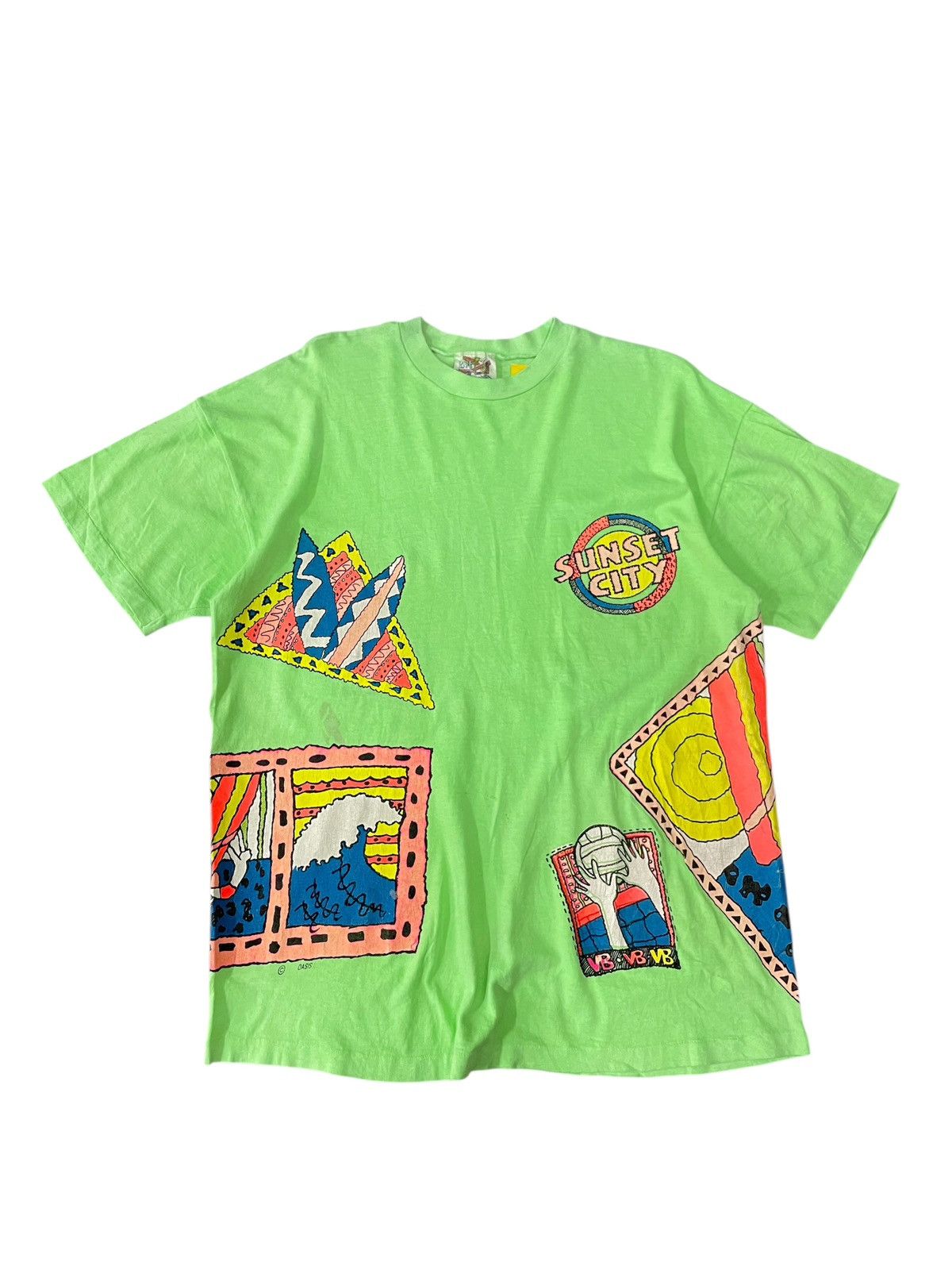Vintage Vintage 80s Surf Mania Size US XL / EU 56 / 4 - 1 Thumbnail