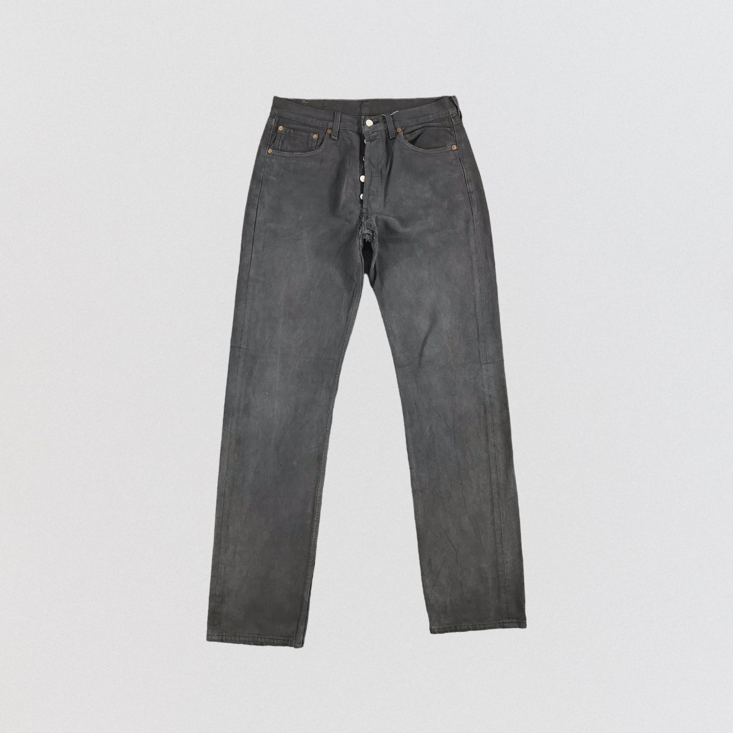 Levi's Vintage 90s Faded Black Levis 501 Jeans-JM1607 Size US 31 - 1 Thumbnail
