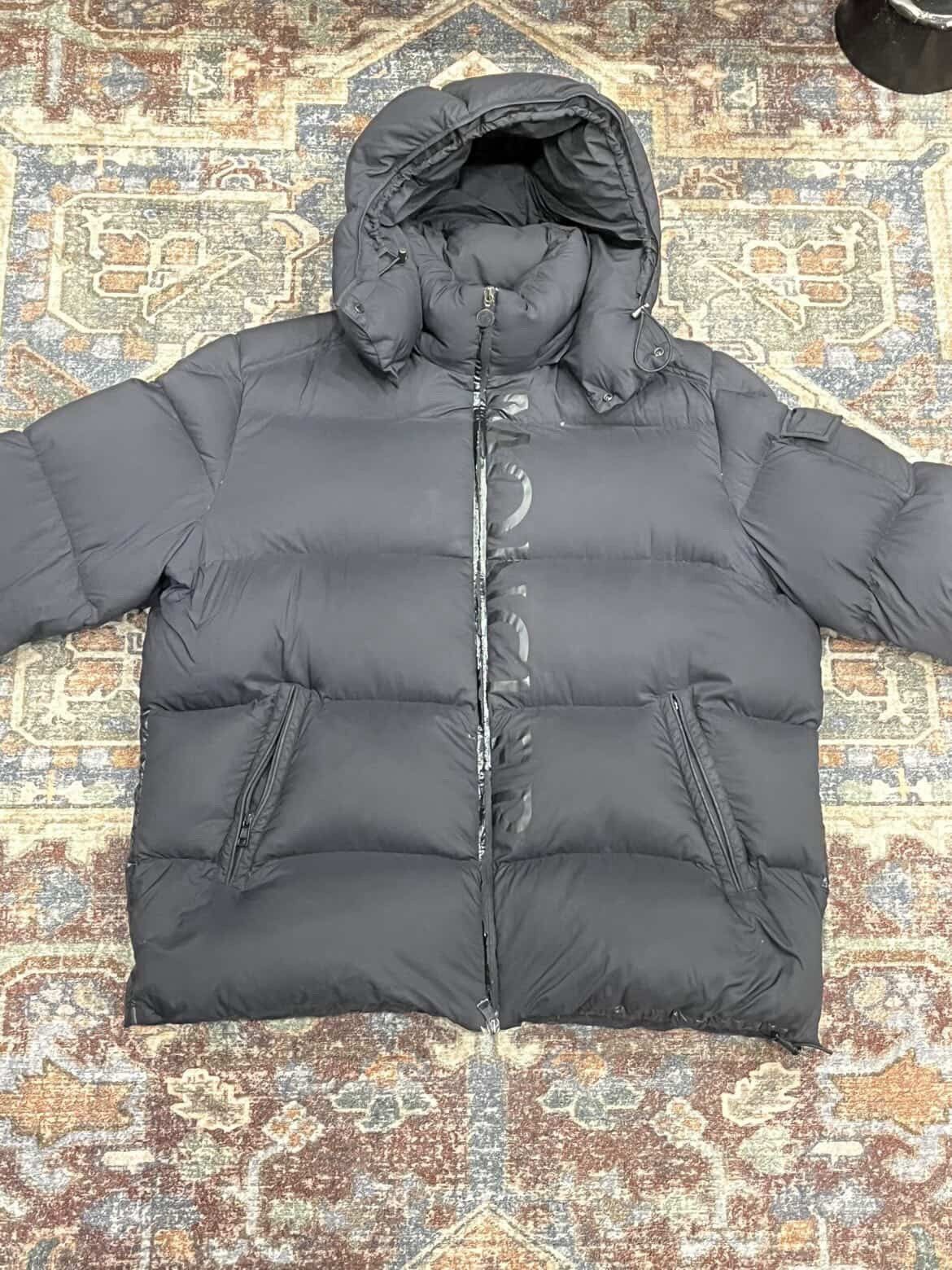 Moncler Moncler Black Hooded Puffer Jacket Size US XXL / EU 58 / 5 - 1 Thumbnail