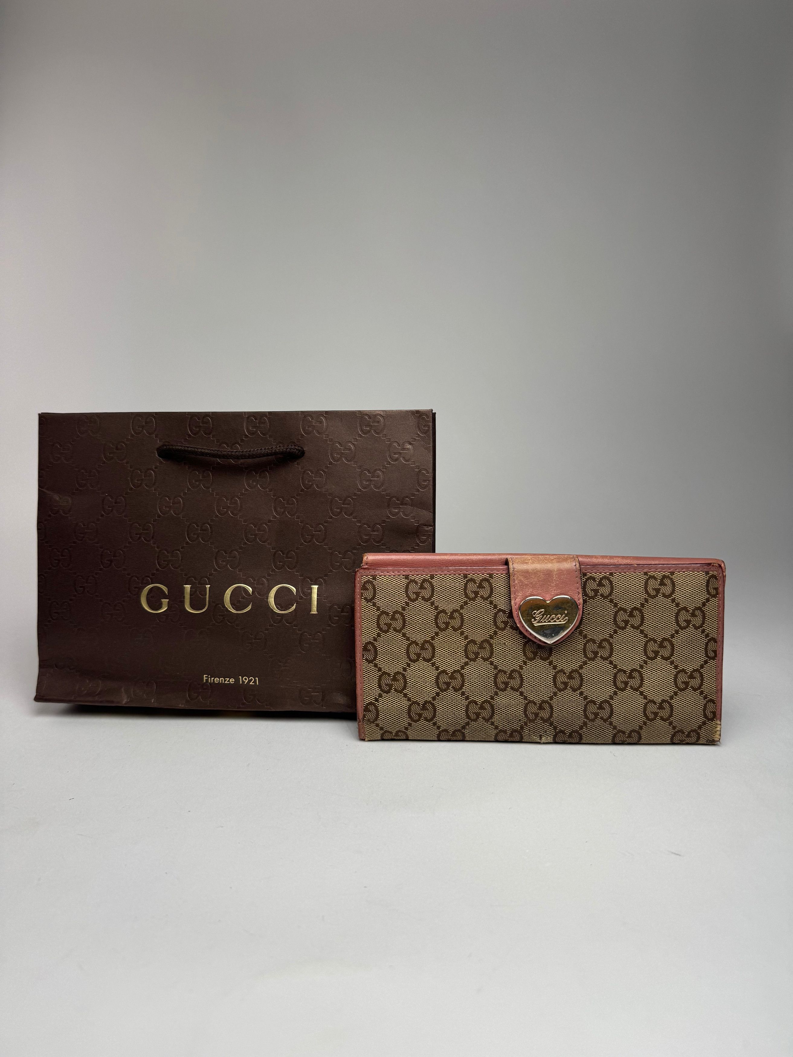 Gucci Vintage Monogram Wallet beige Size ONE SIZE - 1 Thumbnail