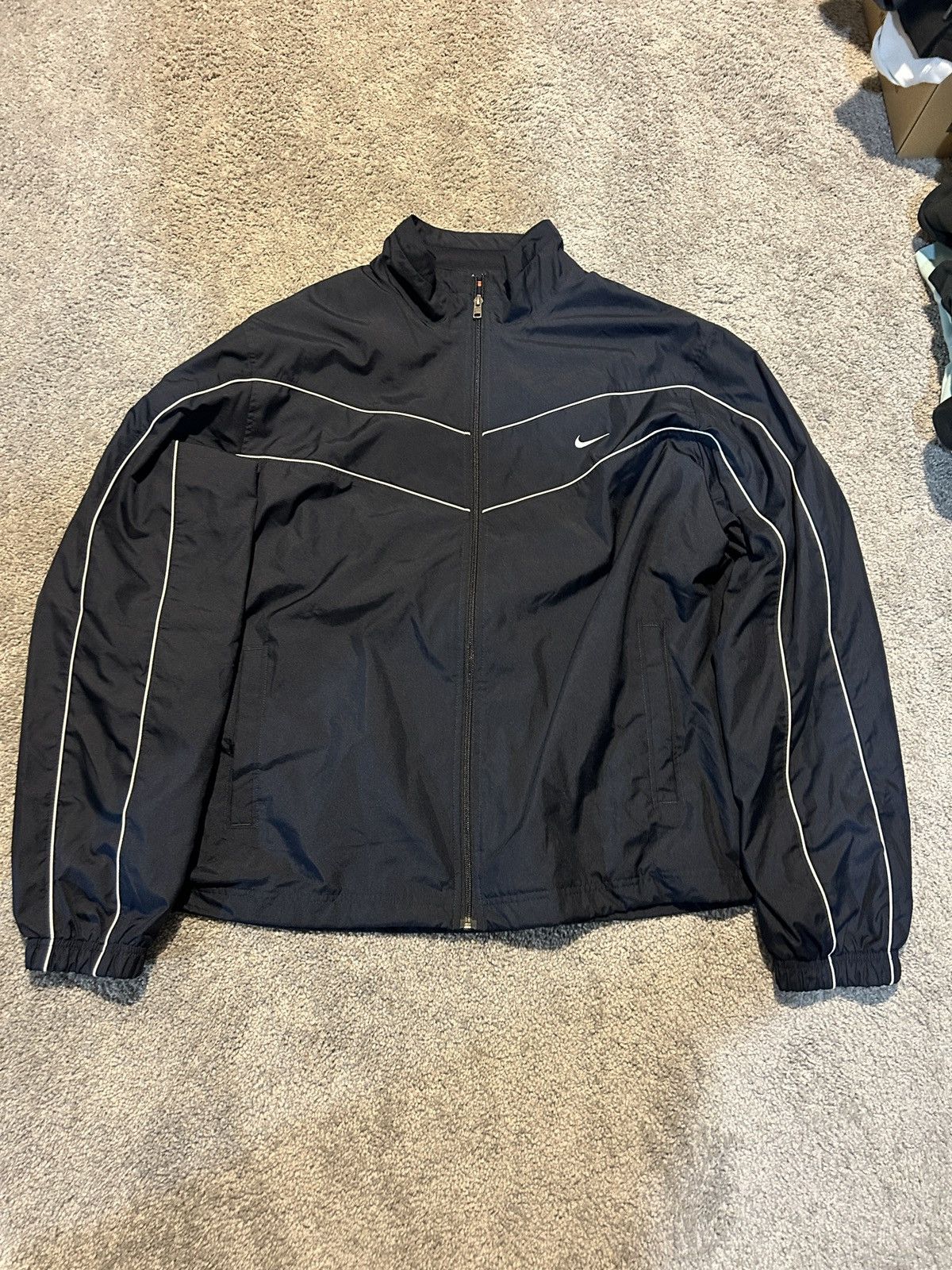Nike × Nike ACG Vintage Nike Athletic Wind breaker Swoosh jacket Size US XL / EU 56 / 4 - 1 Thumbnail