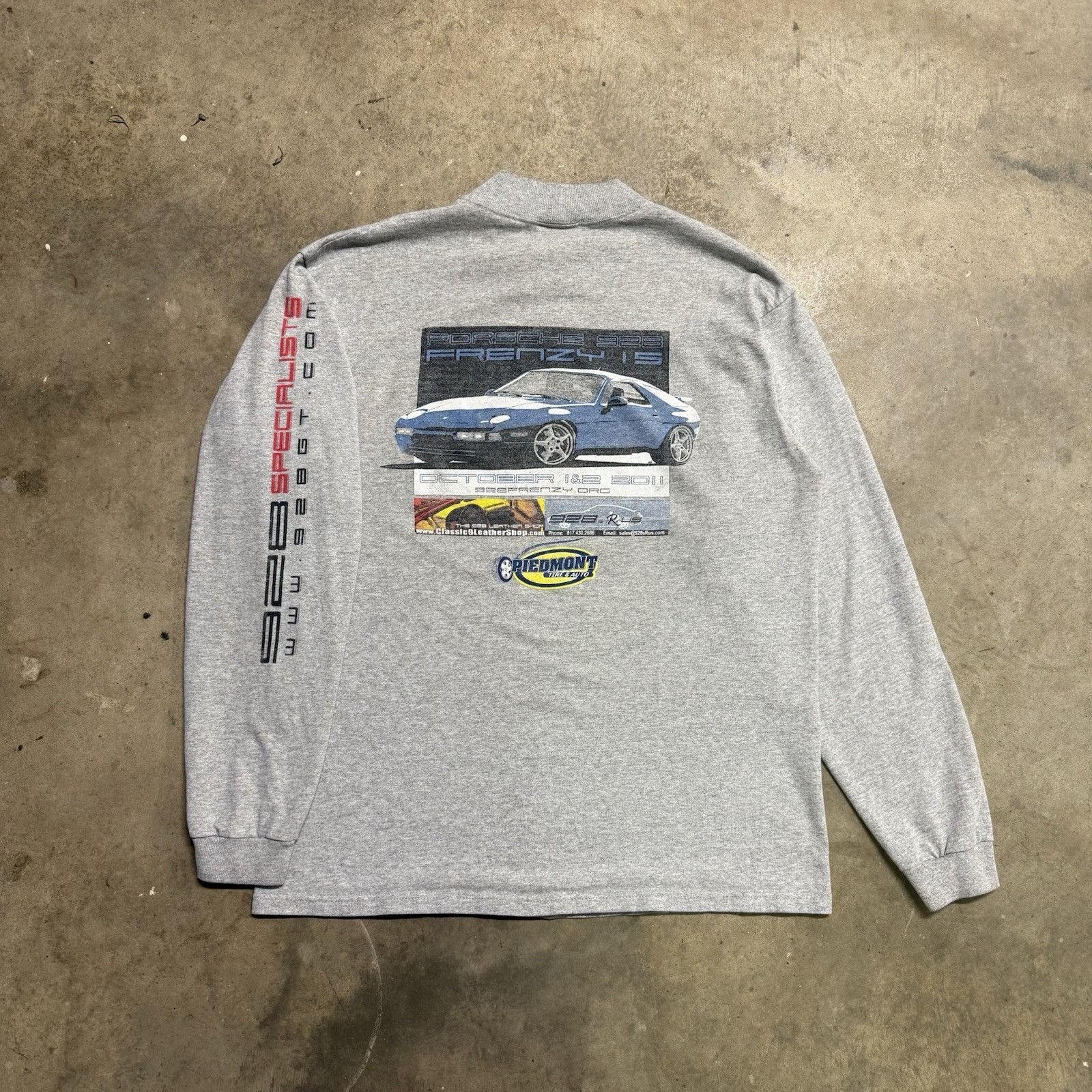 Porsche Design Vintage Porsche Shirt Mens Large Gray 90s Luxury Car Ferrari Size US L / EU 52-54 / 3 - 2 Thumbnail