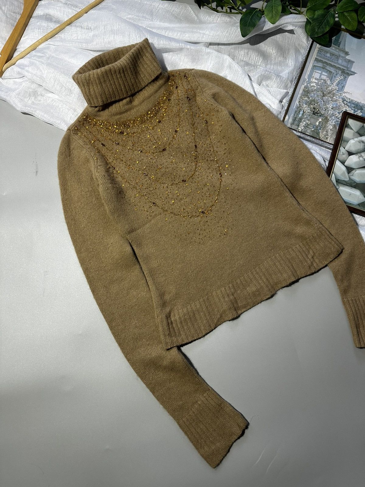 Dolce & Gabbana D&G Dolce & Gabbana Archive Embellished Turtleneck Sweater Size XS / US 0-2 / IT 36-38 - 3 Thumbnail