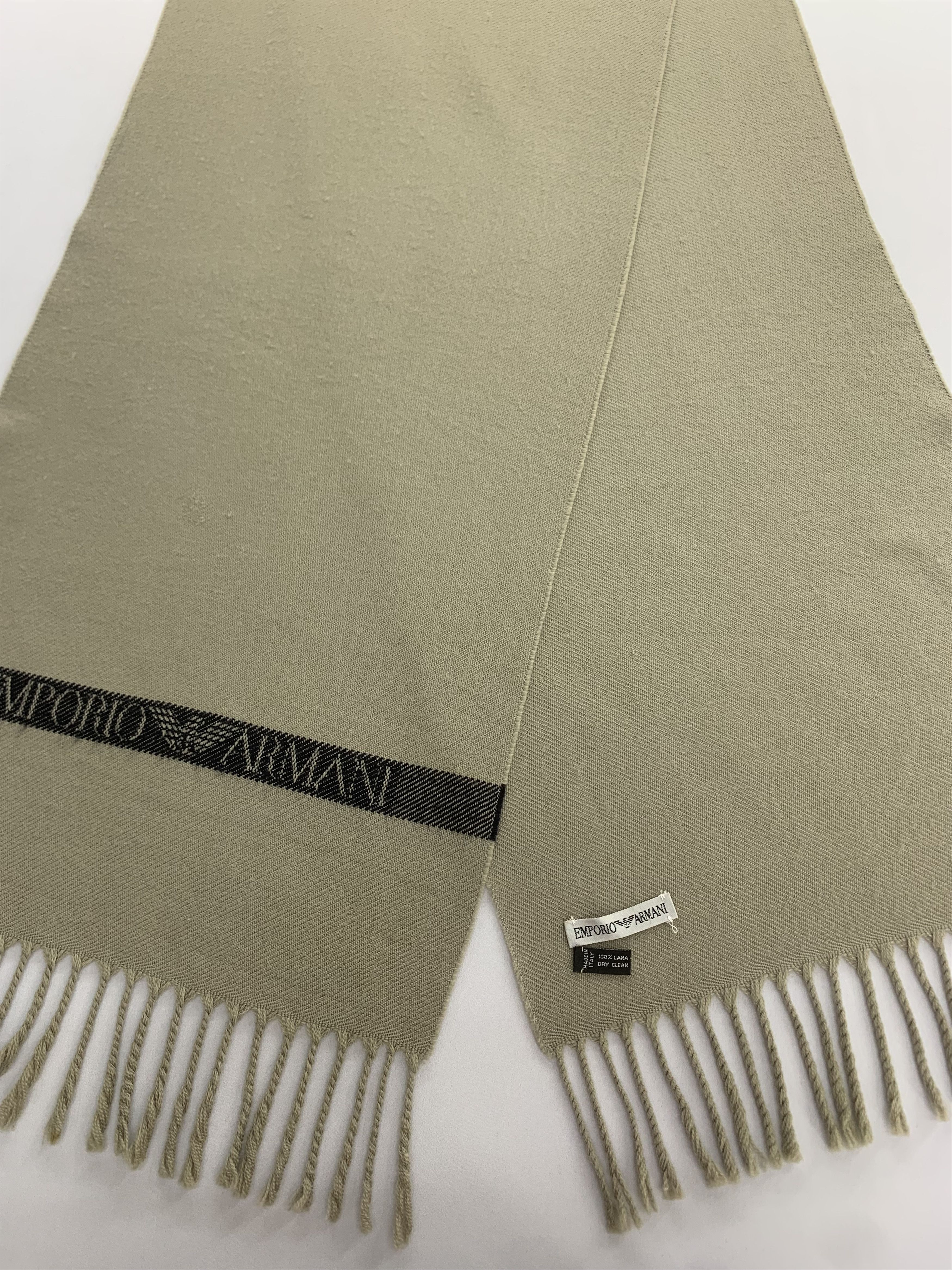 Emporio Armani Emporio Armani Scarf Wool Muffler Neck Wrap BL3189 Size ONE SIZE - 3 Thumbnail