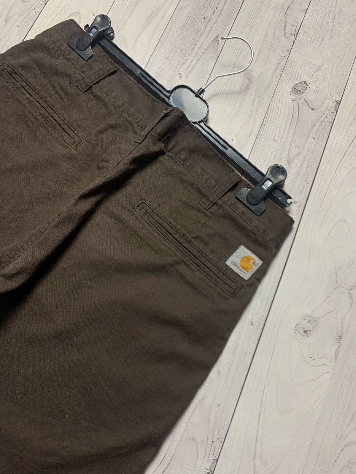 Carhartt Carhartt brown shorts logo Size 31 Size US 31 - 2 Thumbnail